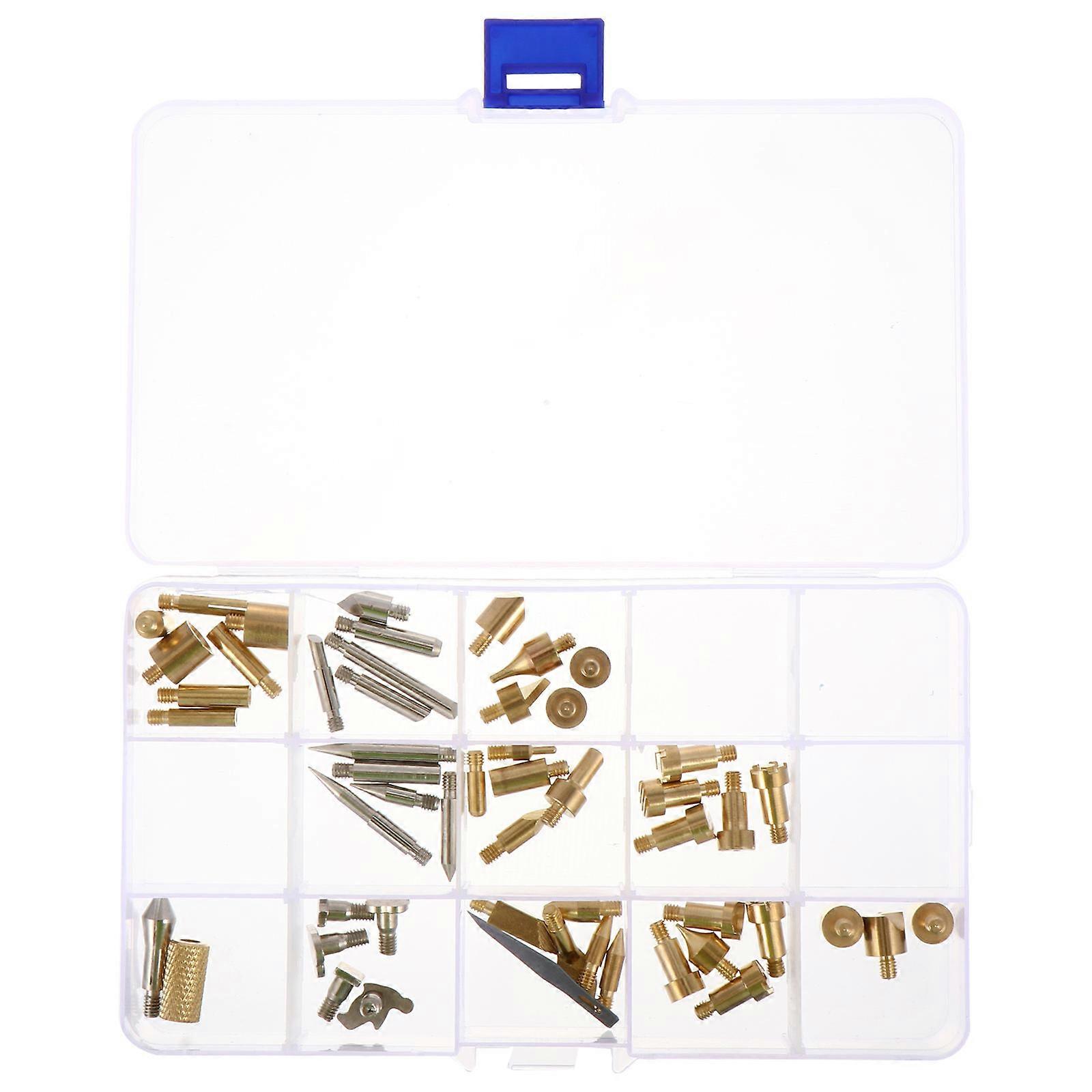 Wood Burning Pen for Home Use Golden Alloy Pyrography Kit with Durable Material and Versatile Design Features 1 Set