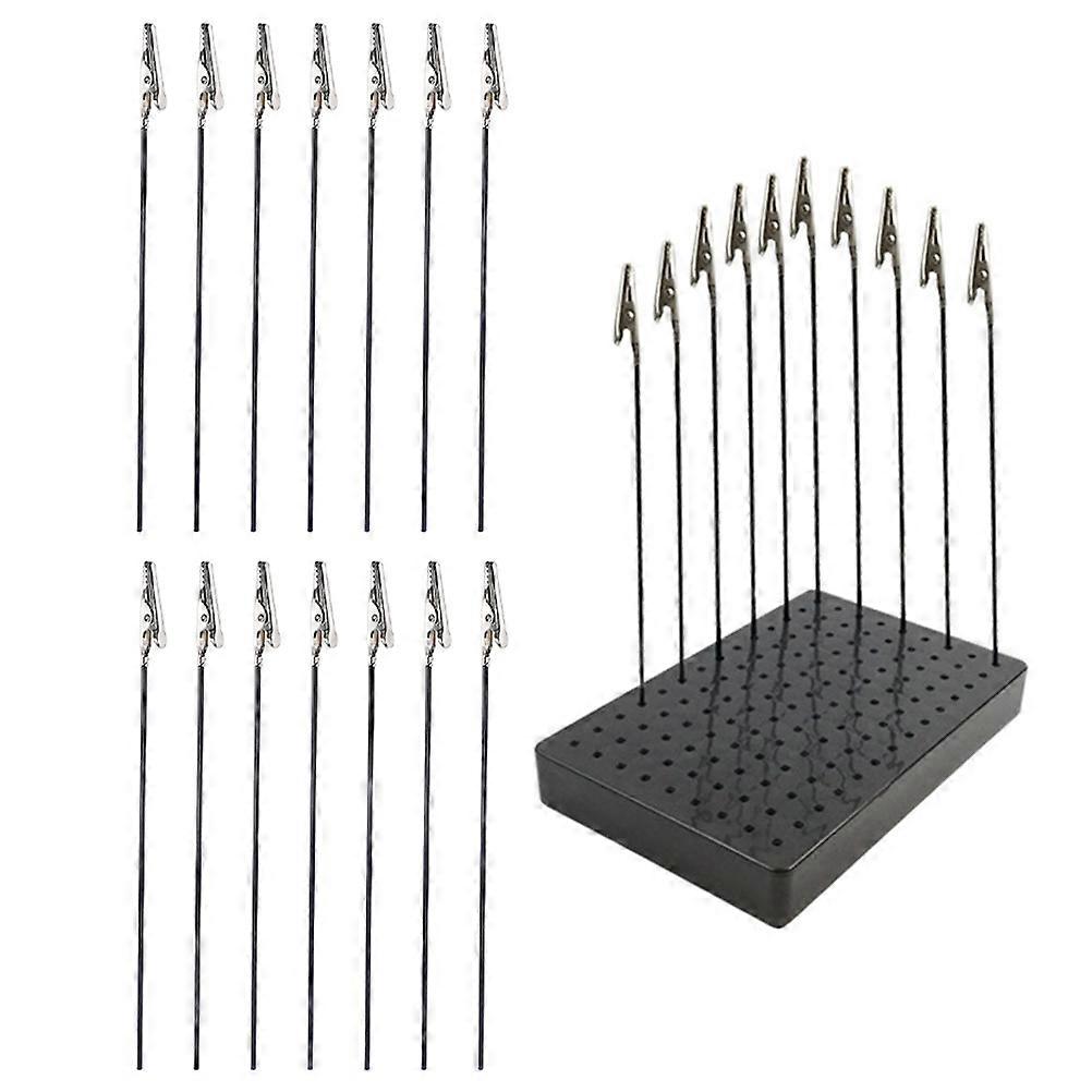 1 Set Airbrush Painting Model Color Clip Base Stand Holder for Coloring Clips