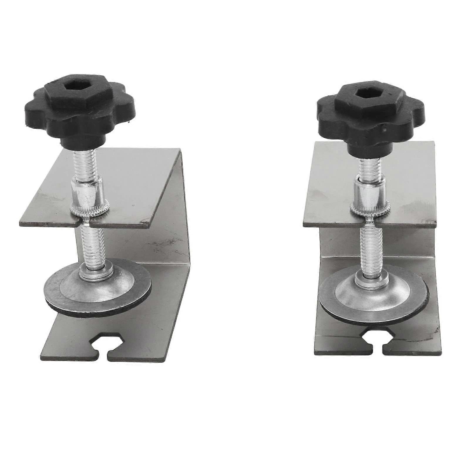 Pack of 2 Drawer Front Mounting Brackets, Easy Adjustable Mounting Bracket, Professional Installation, Drawer Front Mounting Bracket with Integrated