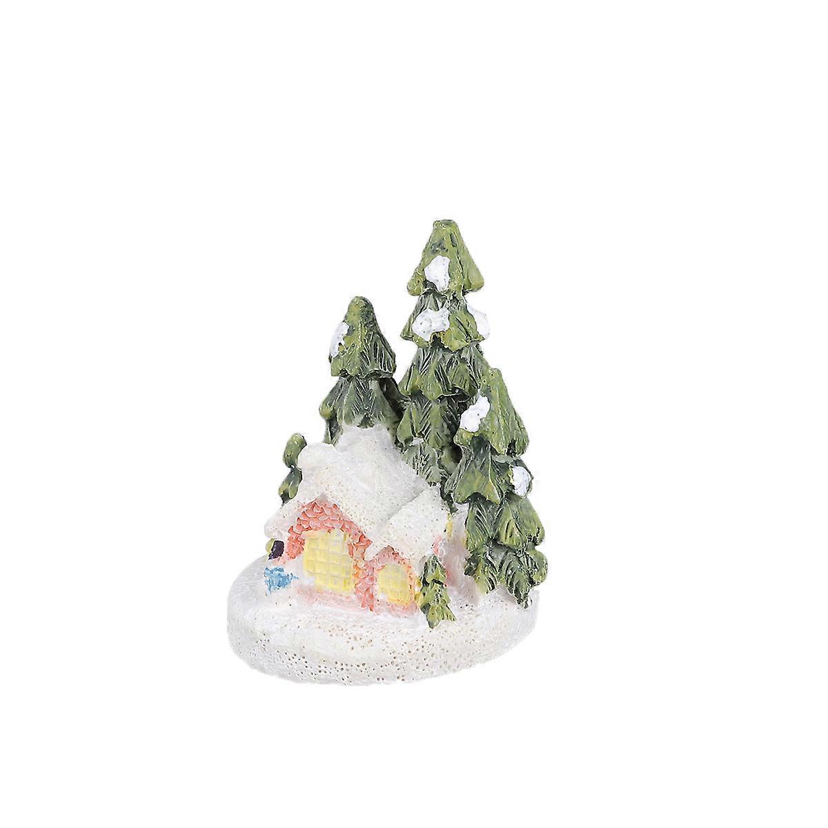 Multi Color Resin Christmas Tree Decor for Home Office Party Decoration Stylish and 1PC