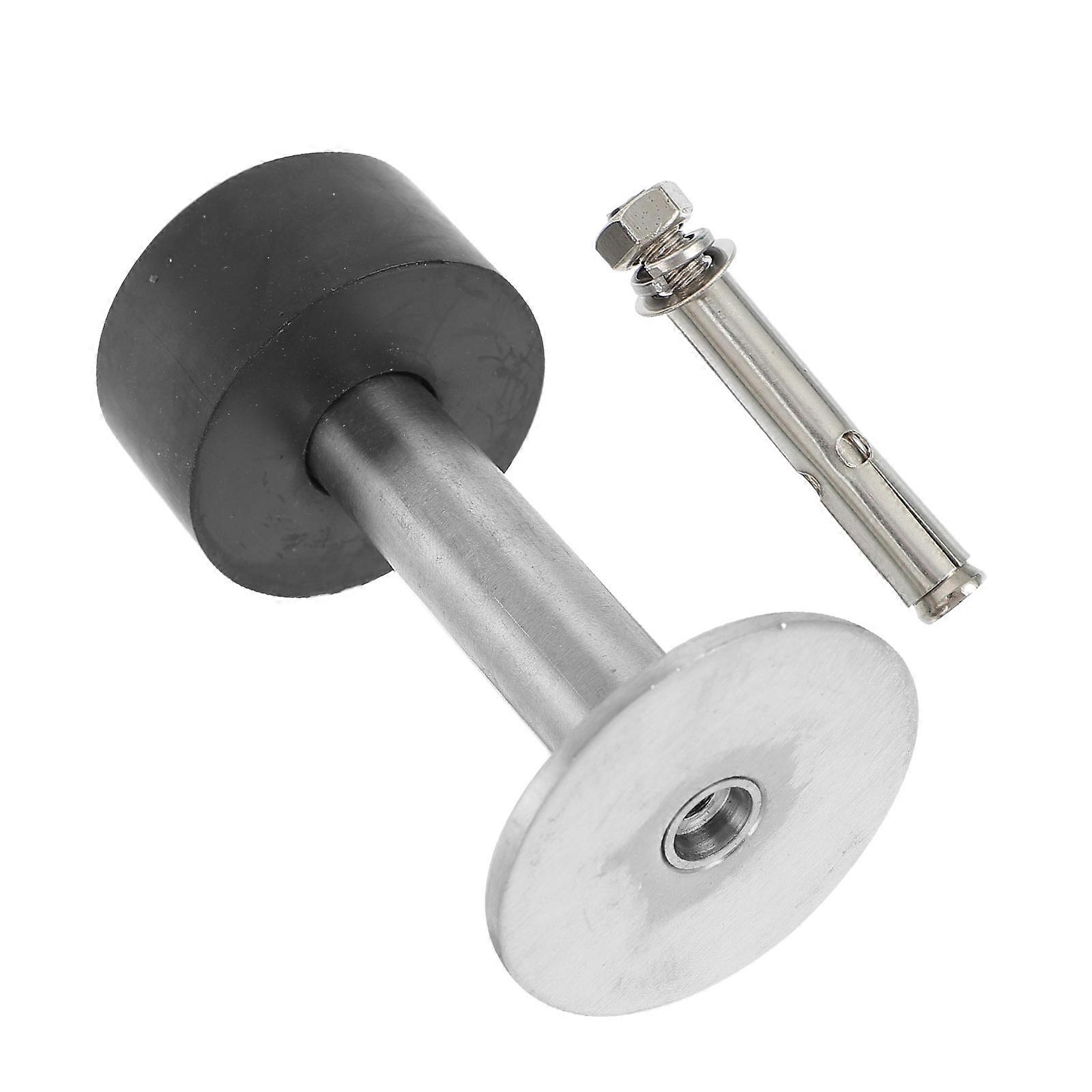 rustfrit stål kick dørstopper til altan brug 8x4,5 cm sikkert design 1 sæt