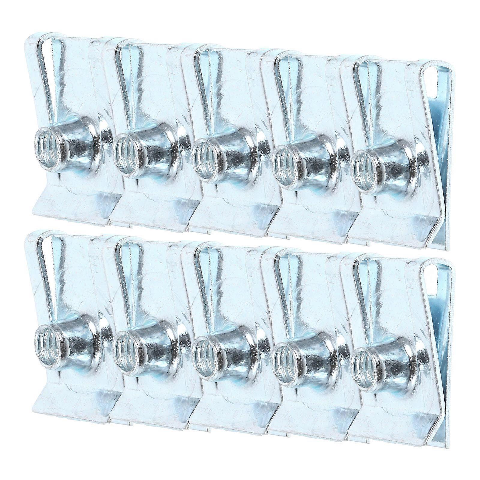 10Pcs M5 U Shape Motorcycle Fairing Fasteners Made Of Manganese Steel For Car Door And Dashboard Use