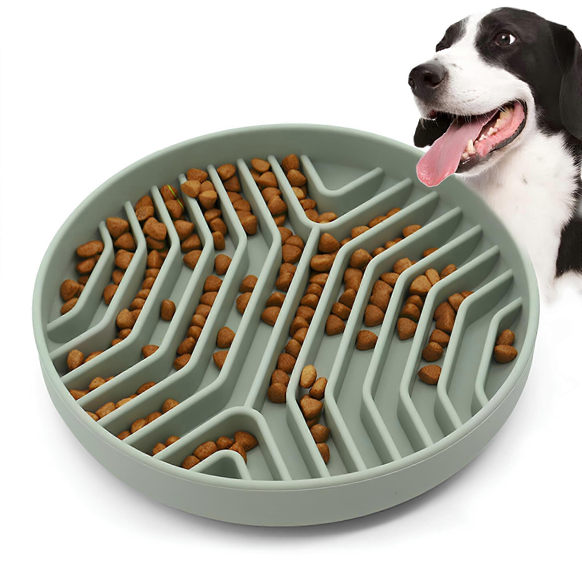 Slow Feeding Dog Bowl, AntiSwallowing Healthy Diet Feeder for Dogs and Cats