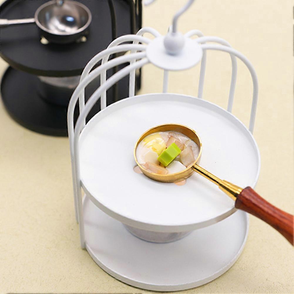 Retro Stamp Wax Stove Stove Bird Cage Fire Paint Wax Seal Stick Spoon Warmer Wax Stove Stove Pot Melting Glue