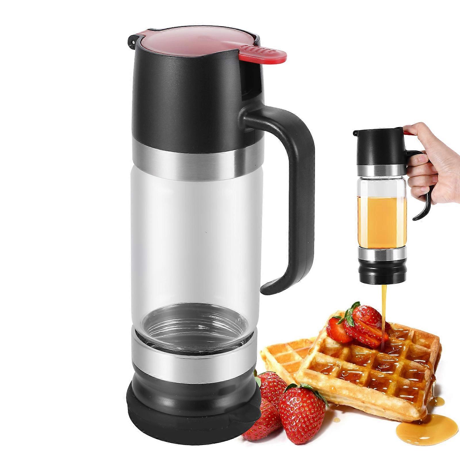 Press-Type Syrup Jam Honey Bottle 300ml Black