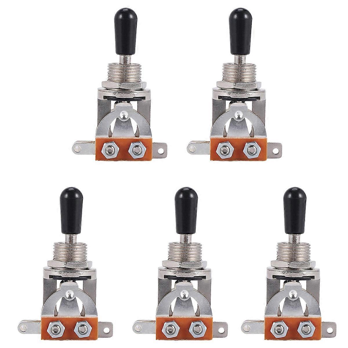 5X Electric Guitar Toggle Switch 3 Way in Black (Rhythm Treble) Pickup Selector