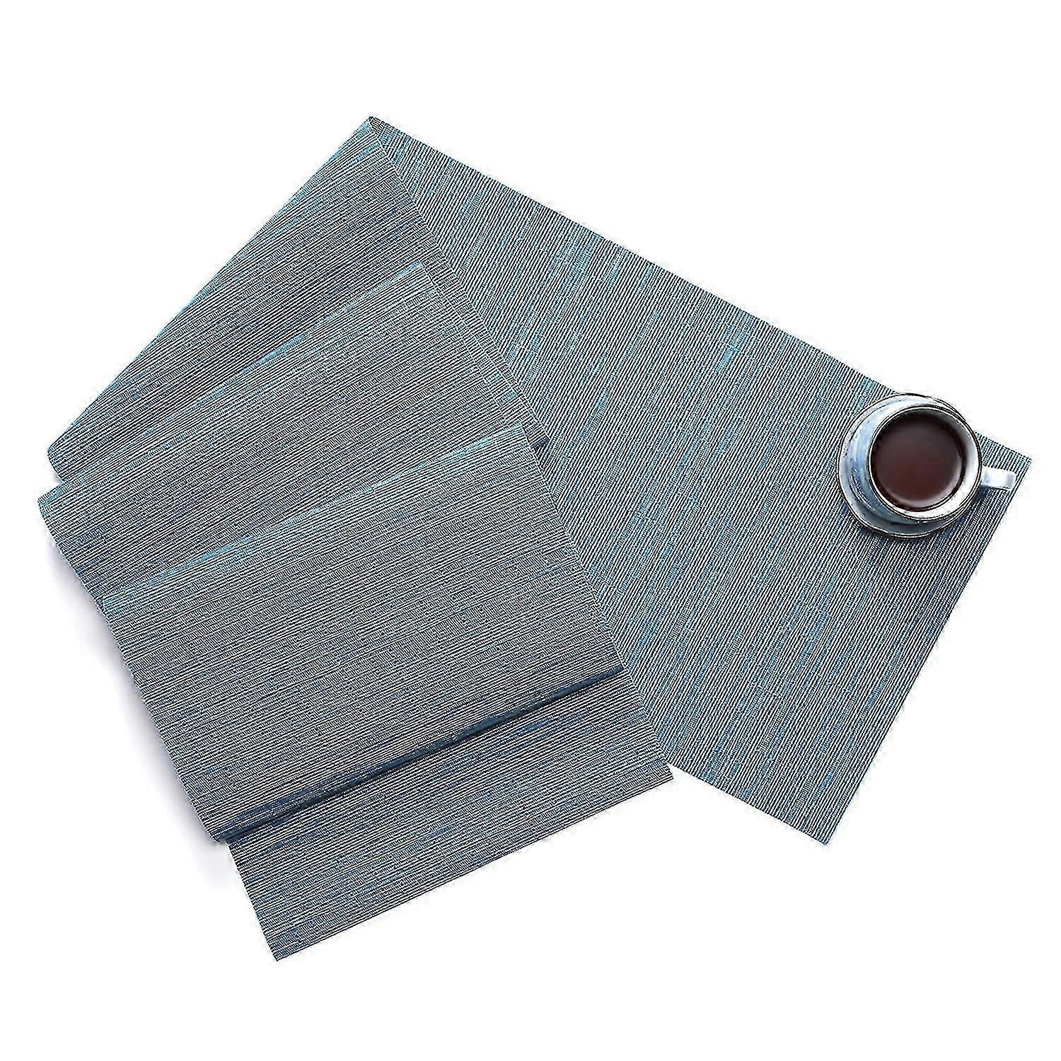 Table Runner Bamboo Texture Heat Insulation PVC Wedding Party Dining Table Runner for Bar