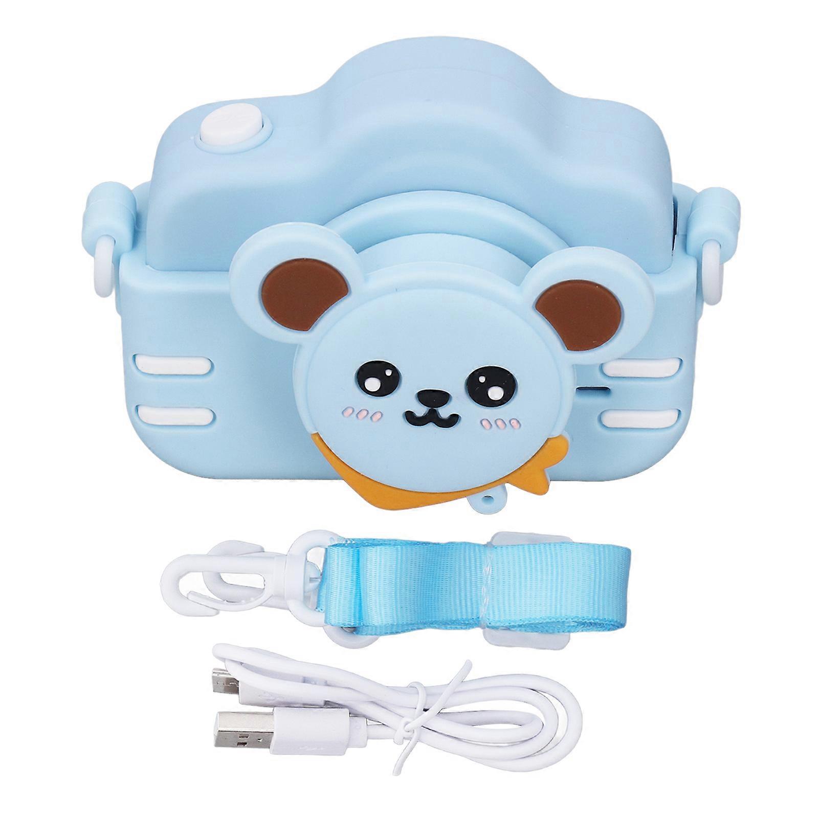 Cartoon Children Camera Multilanguage Kids Digital Camera Cute Appearance Kids DV Camera Blue