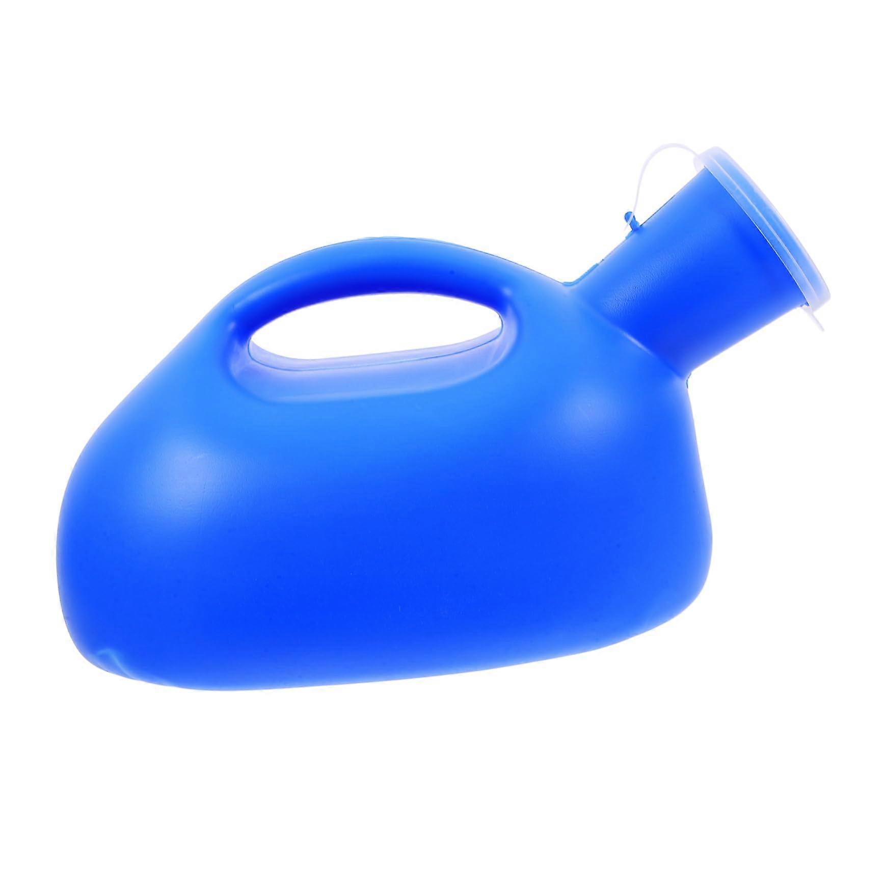 Portable Urine Bottle Leak-Proof Bedside Commode for Seniors with Lid Easy to Clean for Travel and Emergencies
