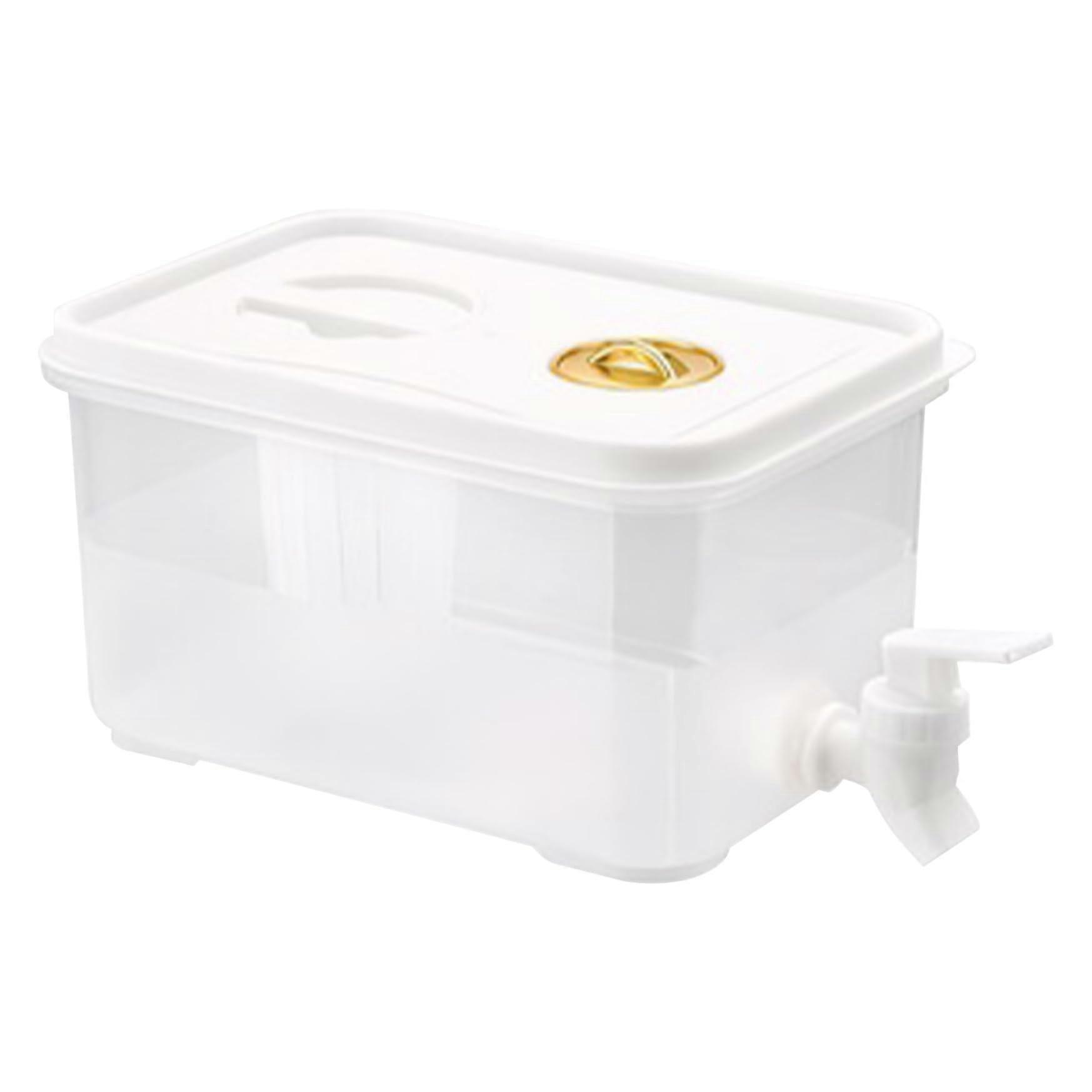 Drinks Dispenser for Fridge 10 L with Tap and Filter Made of Plastic with LeakProof Lid Lemonade Dispenser'