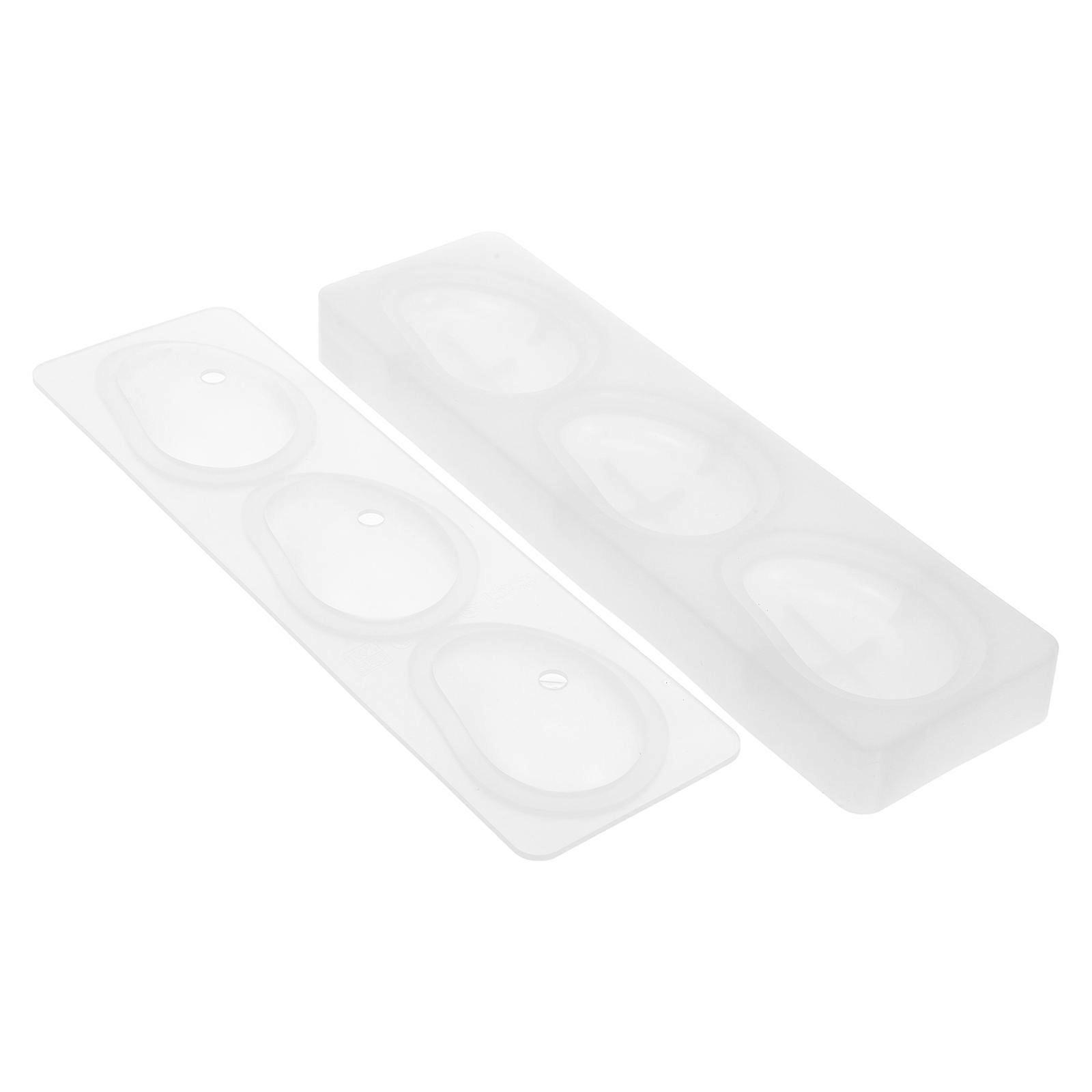 Transparent Fruit Shaping Mold Silicone For Outdoor Cooking 9.00X6.00X3.00CM Candy Making 1 Set