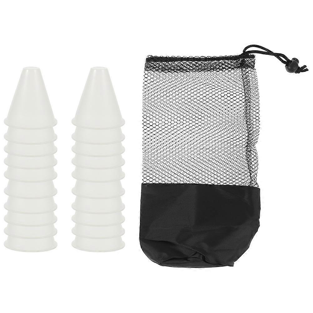 Roller Sports Cones 1 Set Of 30 Cones Bag Designed For Roller-skating Practice Achieving Skating Agility Improvement And Stable Standing
