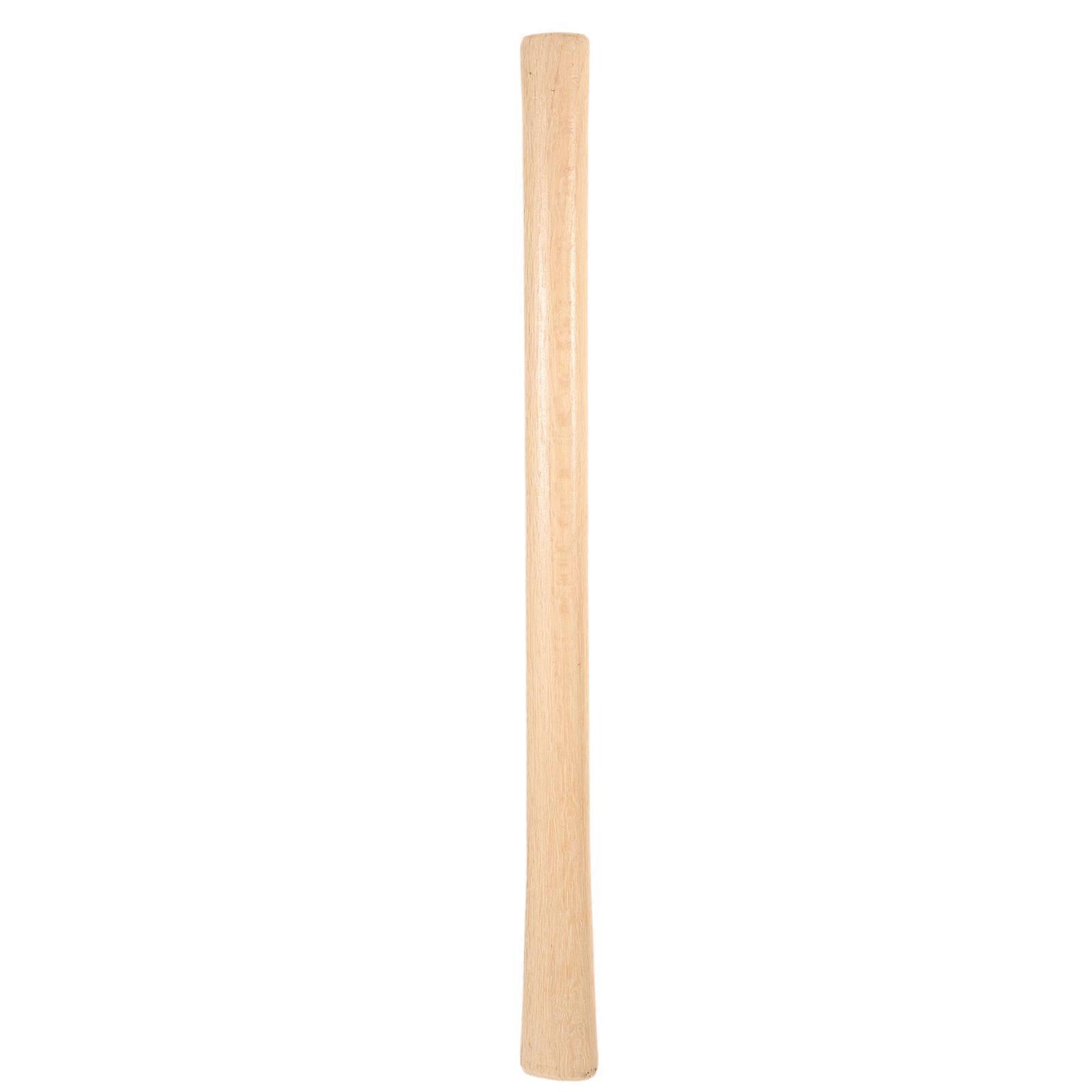 Solid Wood Hoe Handle Replacement Comfortable Grip Ideal for Woodworkers 58.00X4.50X3.20CM 1Pcs