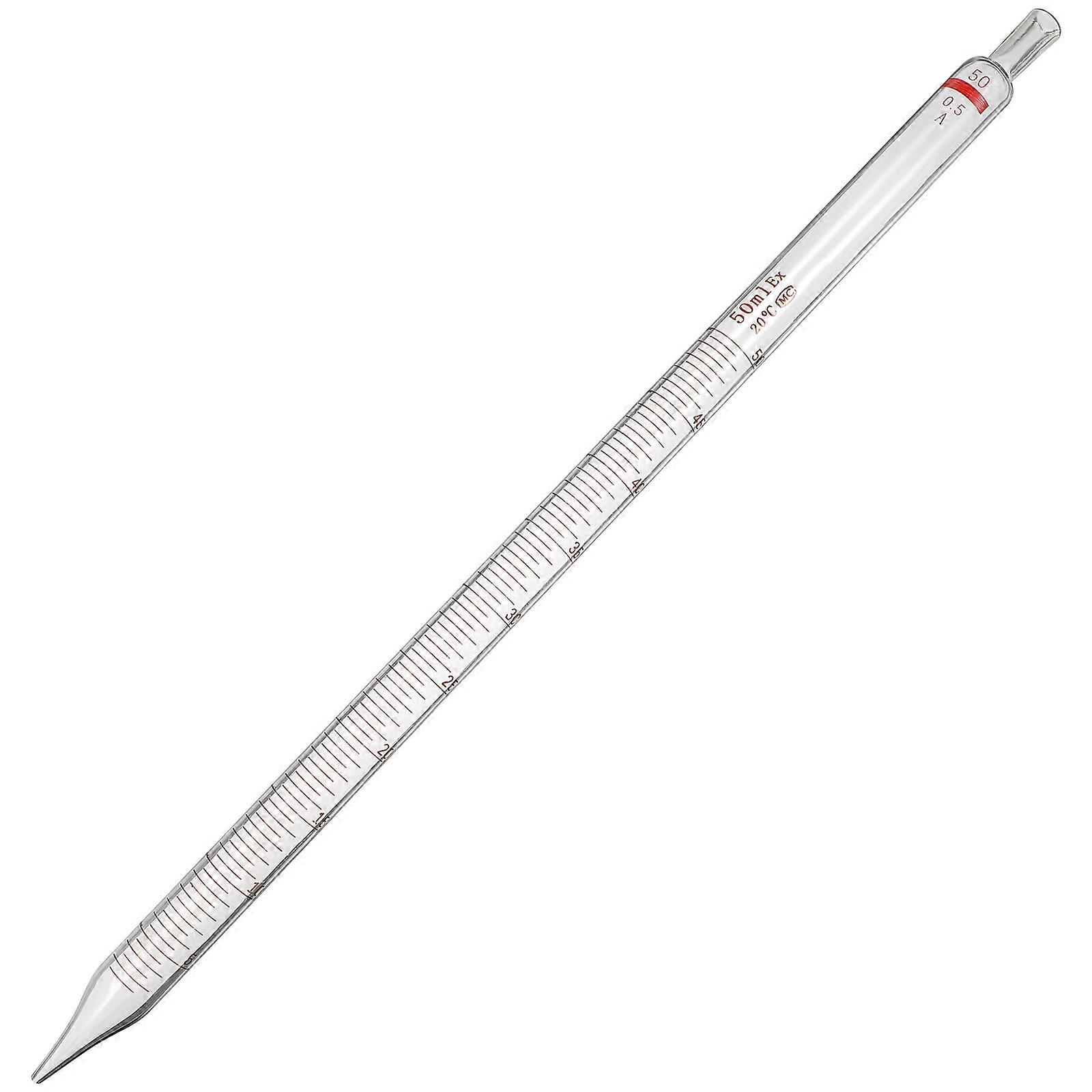 Environmentfriendly Heatproof Glass Straw for Experimental Use White Gift 10in