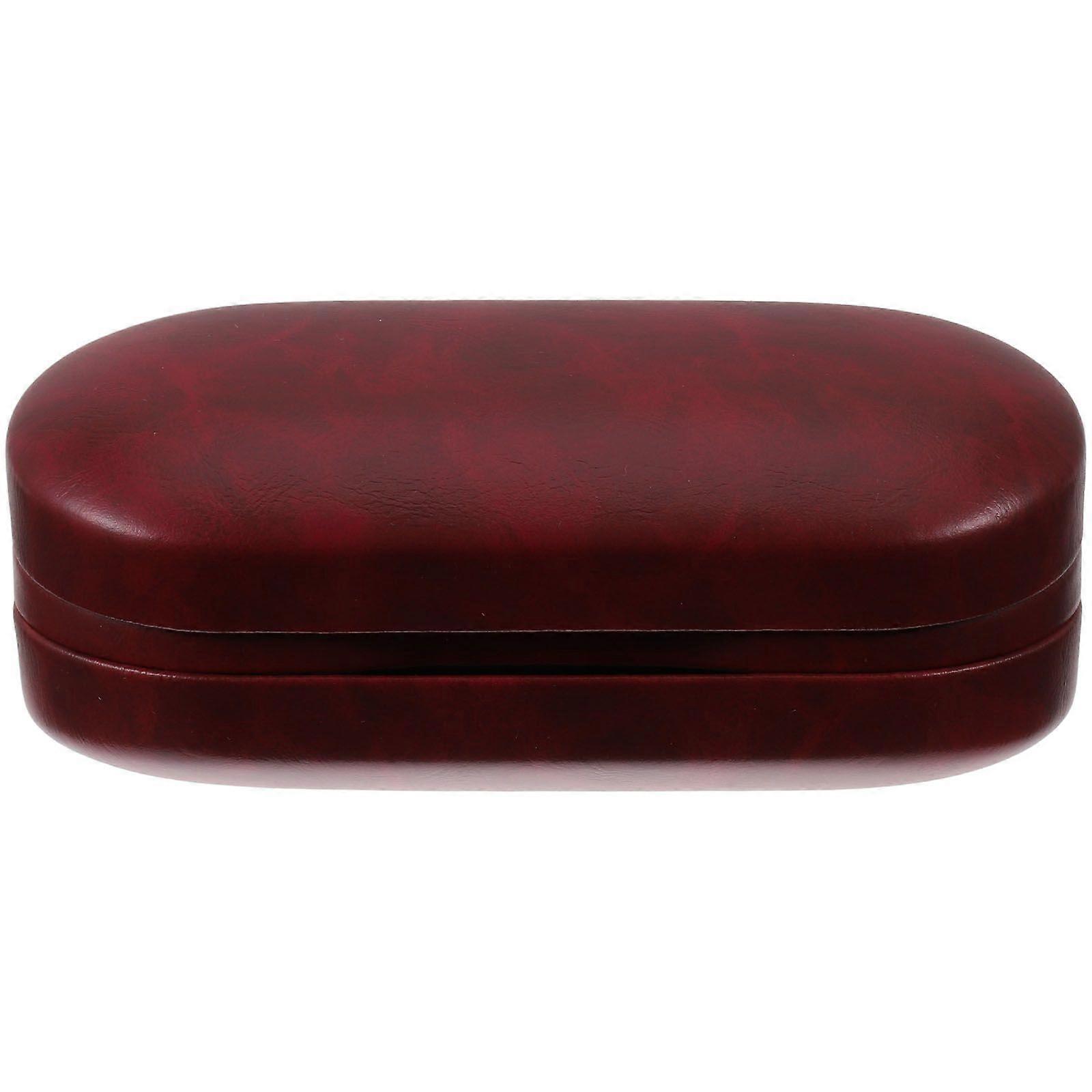 Dual Sided Eyeglasses Box Dual Glasses Case Glasses Storage Holder Compact Glasses Case Large Glasses Case Hardshell Eyeglass Case