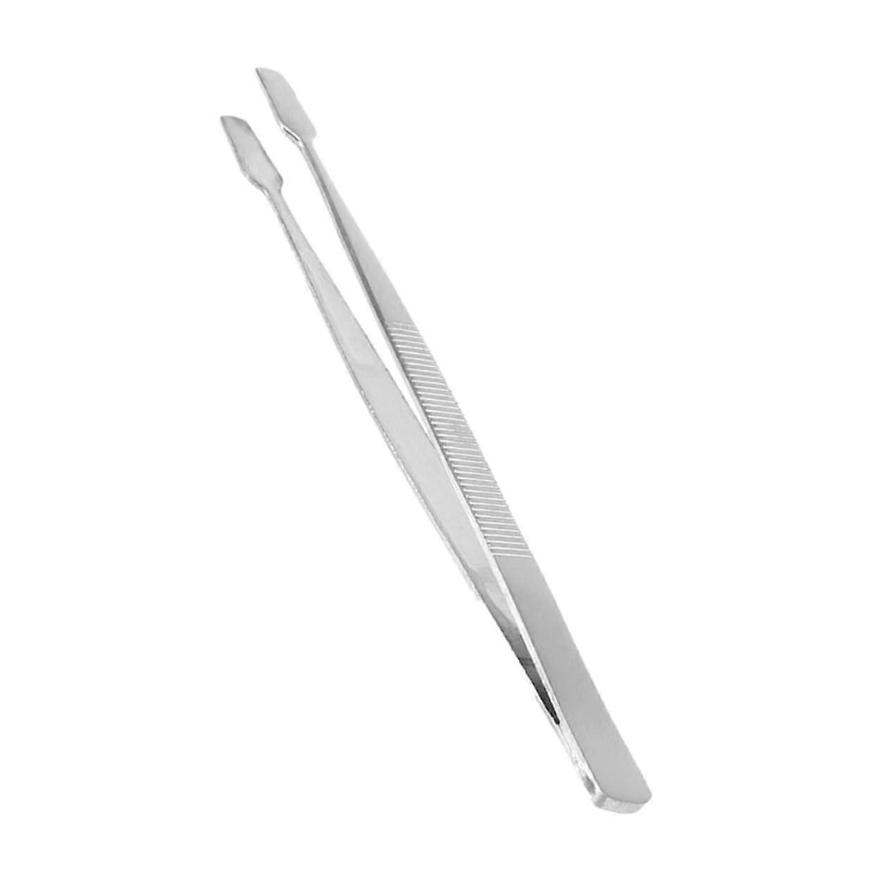 Tweezers For Stamp Applications, Practical Portable Eyelash Nippers, Silver Handle