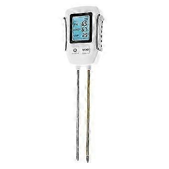 3in1 Soil PH Meter Soil Moisture Temperature PH Tester with Backlit LCD for Plants Dual Probe Digit