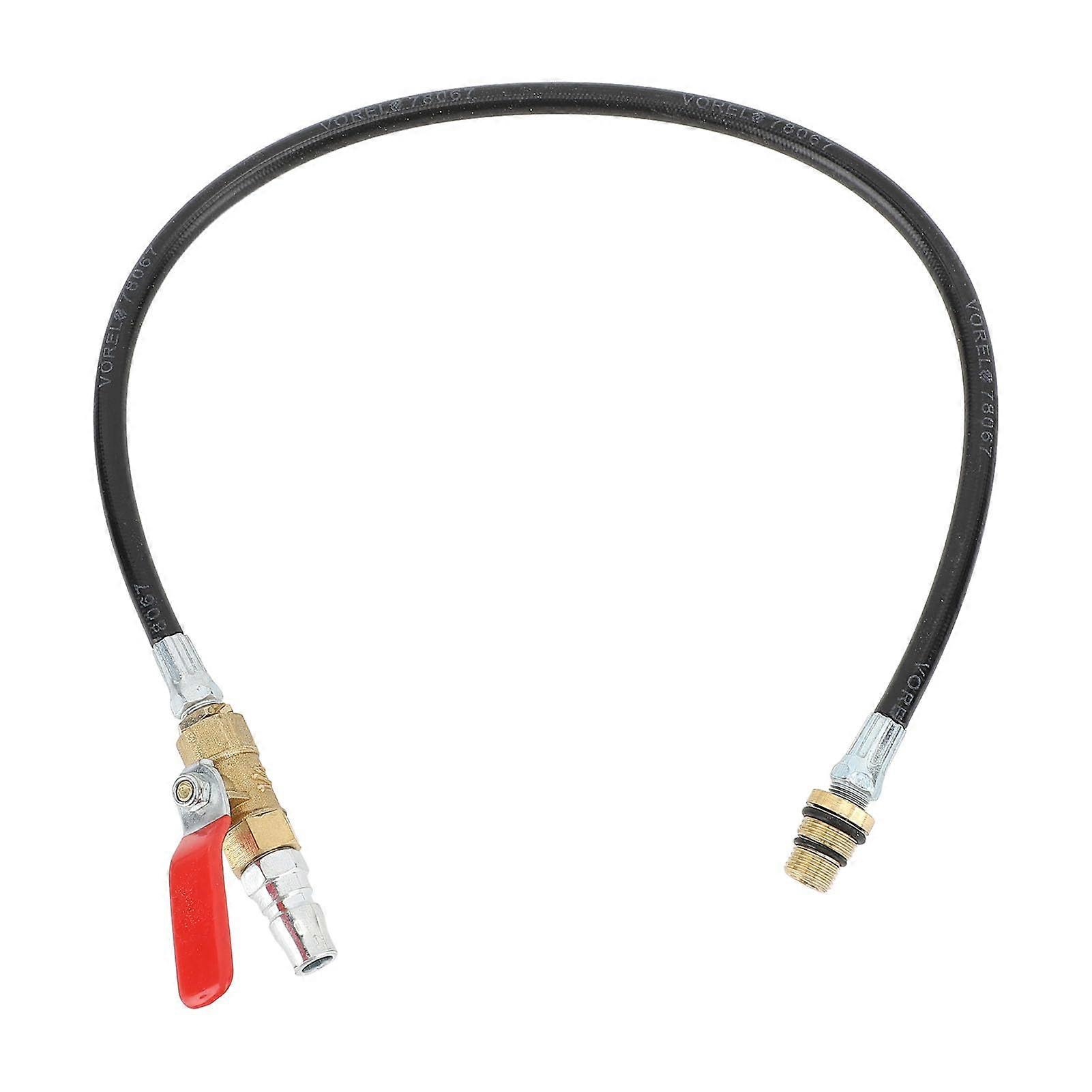 Engine Air Valve Holder, Cylinder Leakage Testing Assistant Tool with Ball Valve for Gasoline Engines with M14 or M12 Spark Plugs