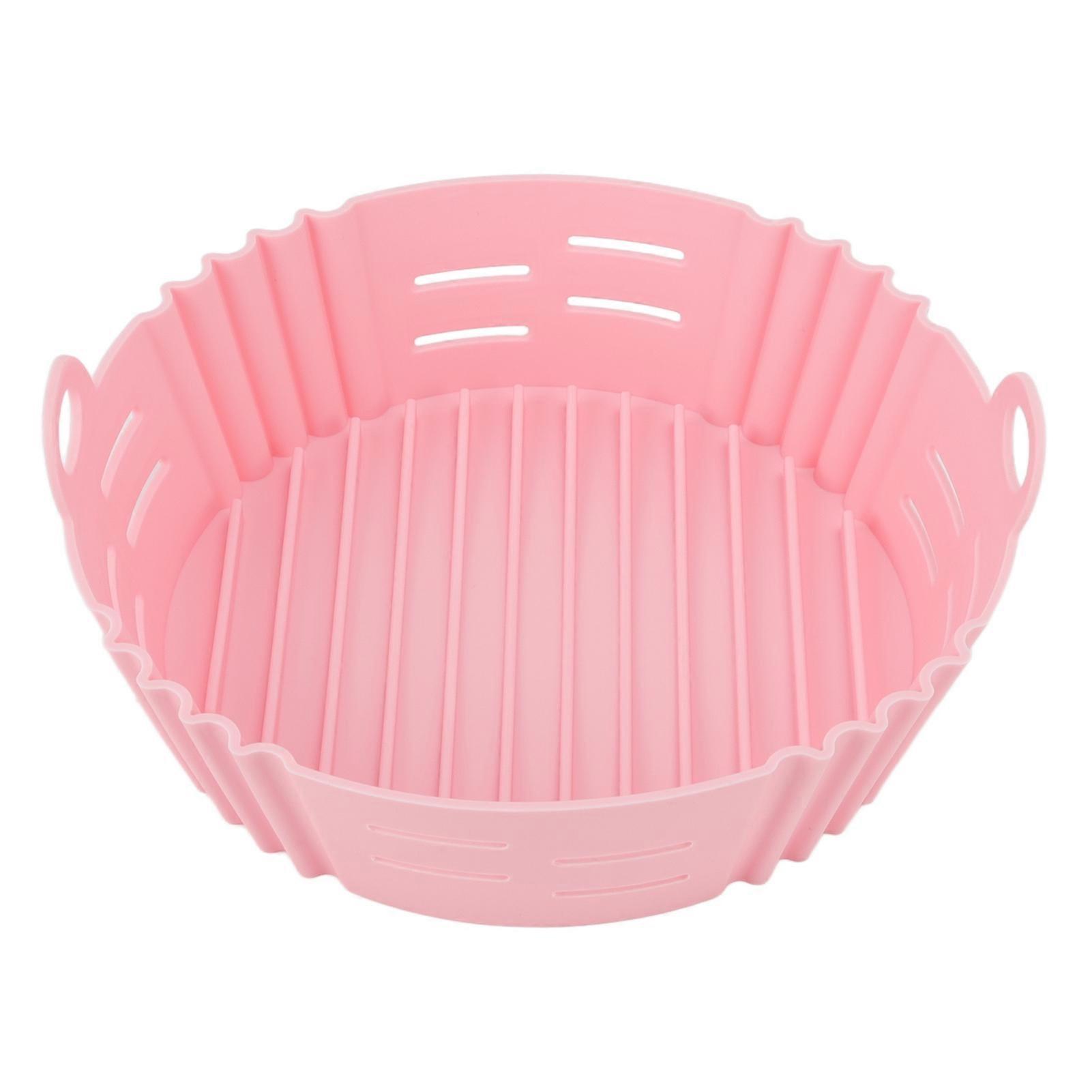 Silikon fritösfoder, värmebeständig, stretchig, tvättbar, livsmedelskvalitet, återanvändbar, fritöskorgfoder för matlagning