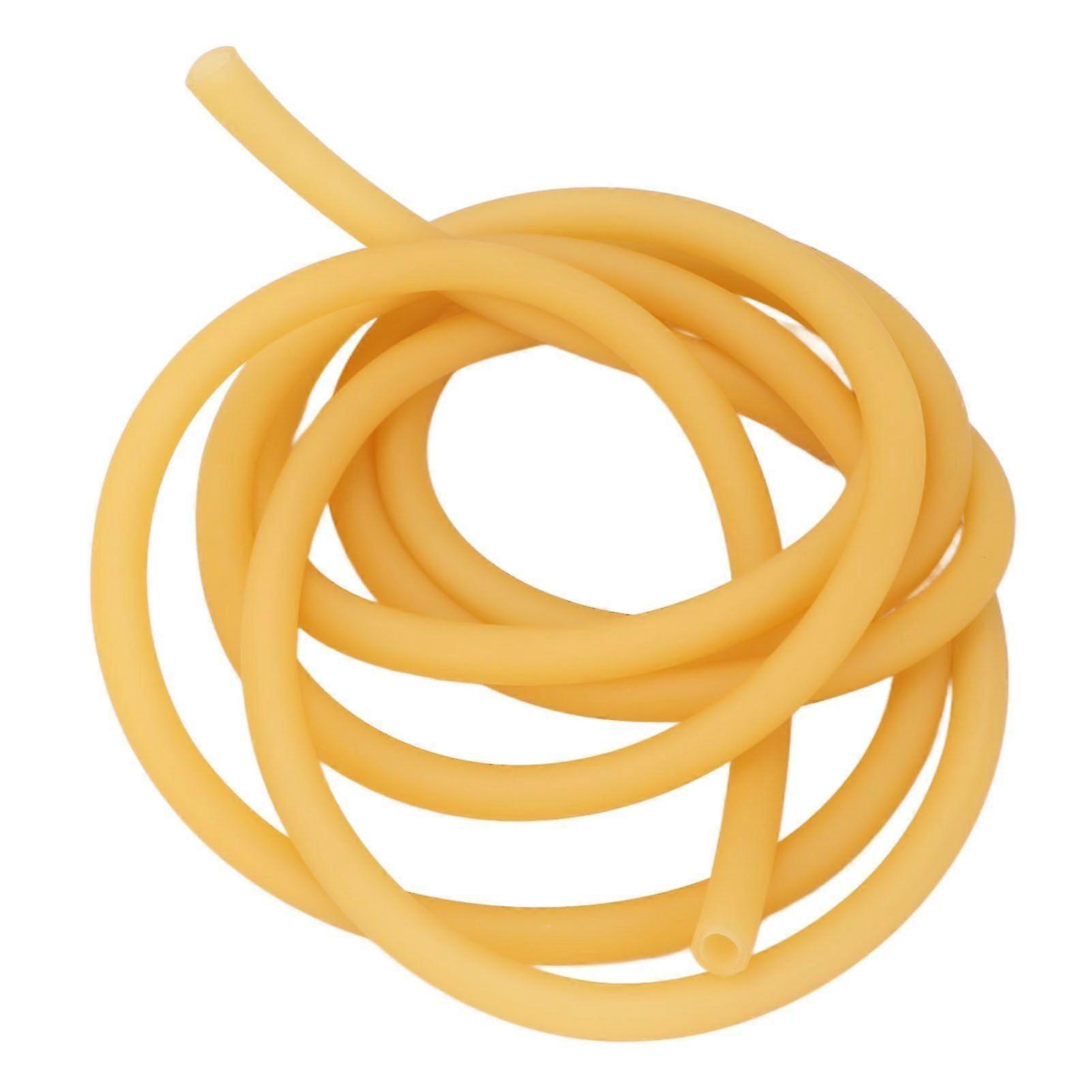 Latex gummibånd, 2 meter, elastisk naturgummislange til sprettert