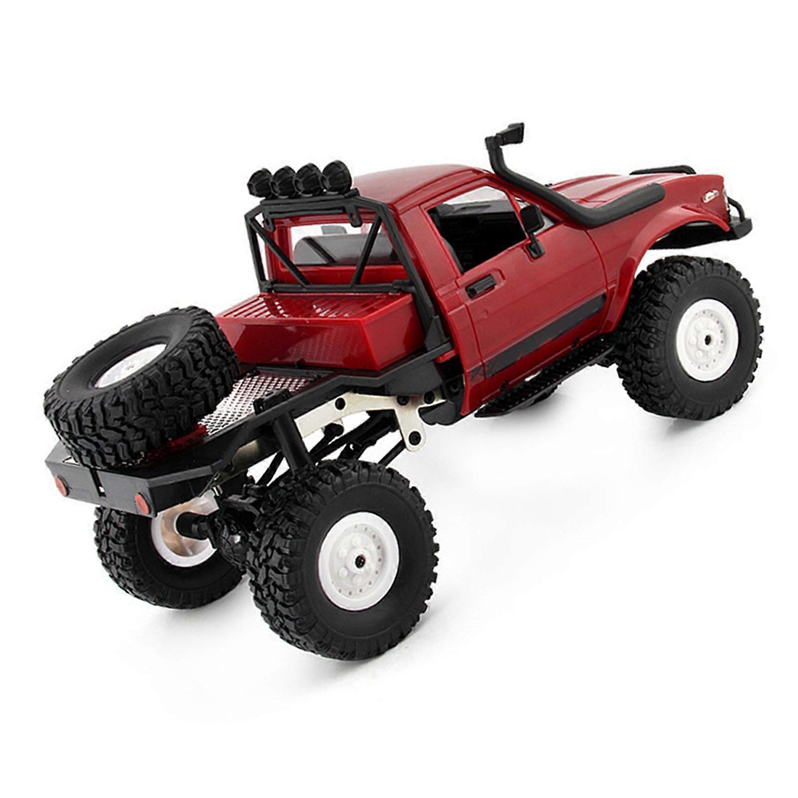 WPL 1/16 Scale 4WD Remote Control Military Truck with LED Lights