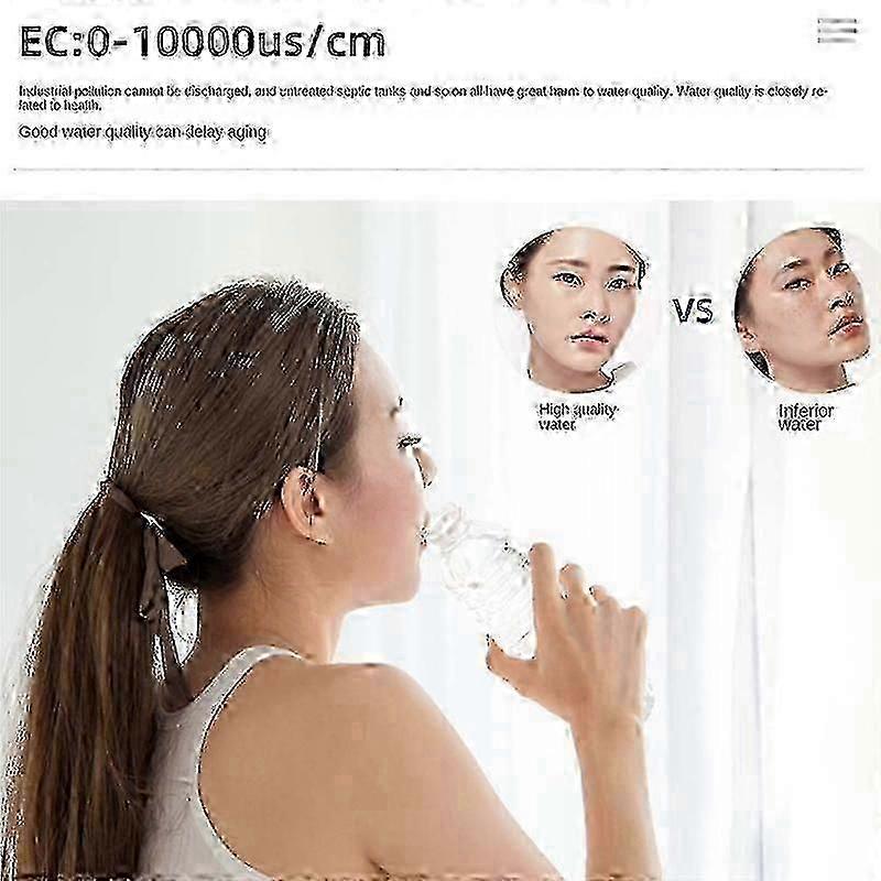7 in 1 Water Quality Tester Pen PH/TDS/EC/Salinity/ORP/S.G/Temperature Meter Water Quality Measurem