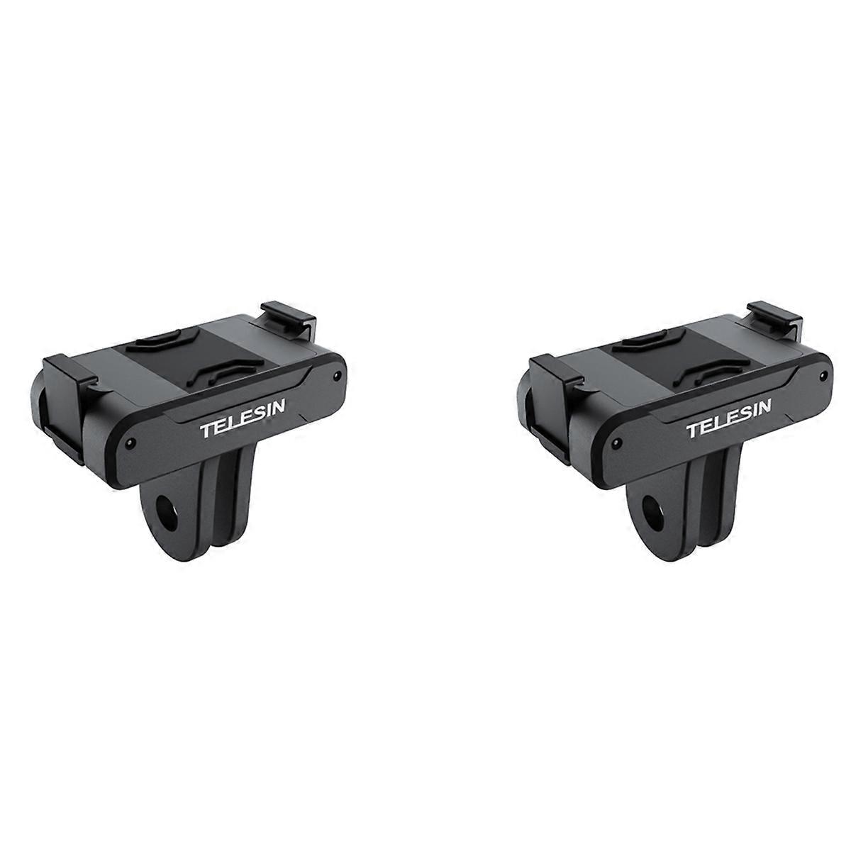 2X Magnetic Two Claw Adapter Action Camera Accessories for Action 3 Adapter