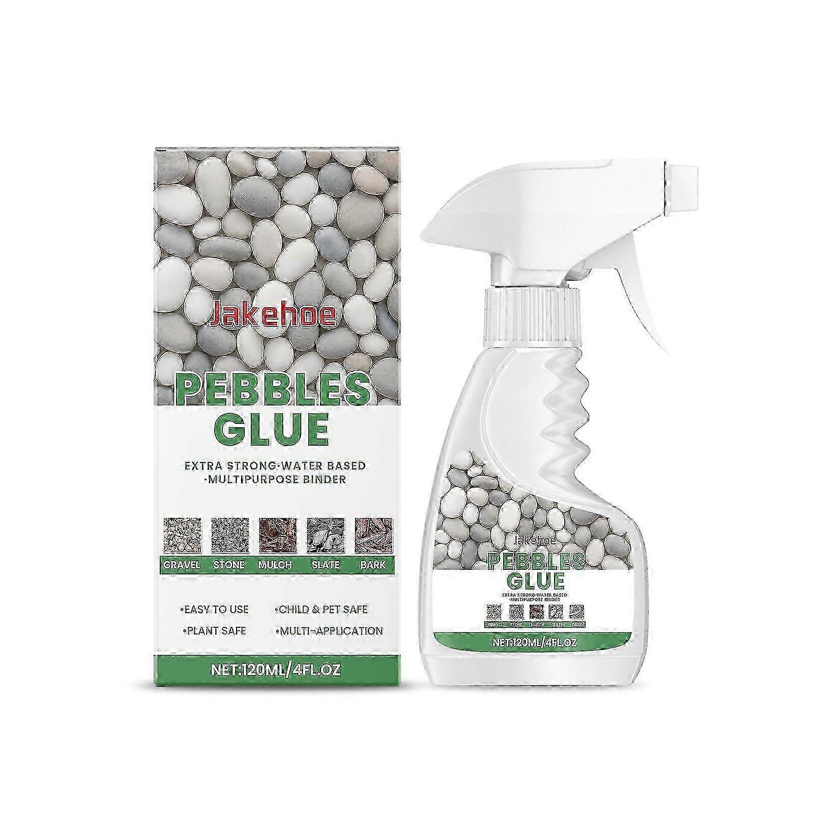 Harz-Kieskleber zum Verkleben von Steinen, Kieselsteinen & Rinde im Garten - langanhaltender, ungiftiger Halt