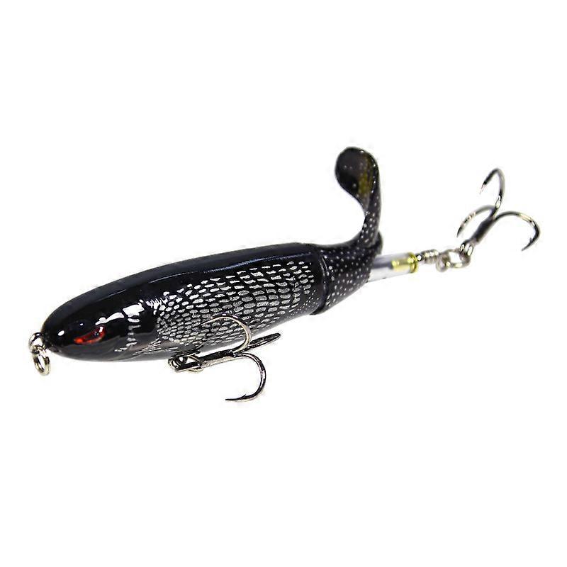 Plastic lures, 5 in a pack, with realistic movements in water to attract fish