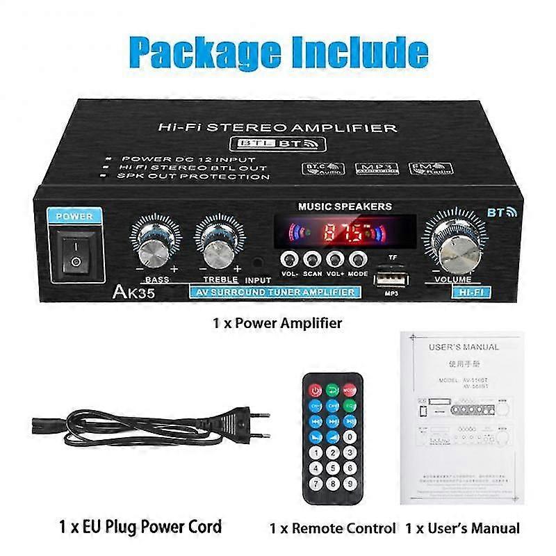 مكبر صوت AK35 800W لصوت الجهير والموسيقى التلقائية