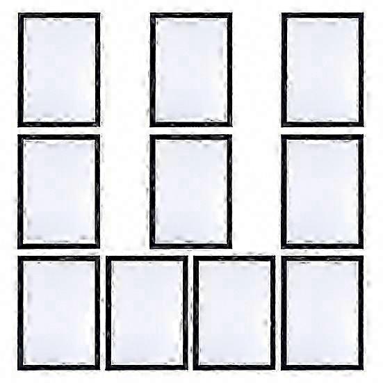 10PCS A3 A4 A5 A6 8K Magnetisk Skylthållare Självhäftande Väggmonterad Ram För Affischer Foton Dokument Konstverk Display Heavy Duty