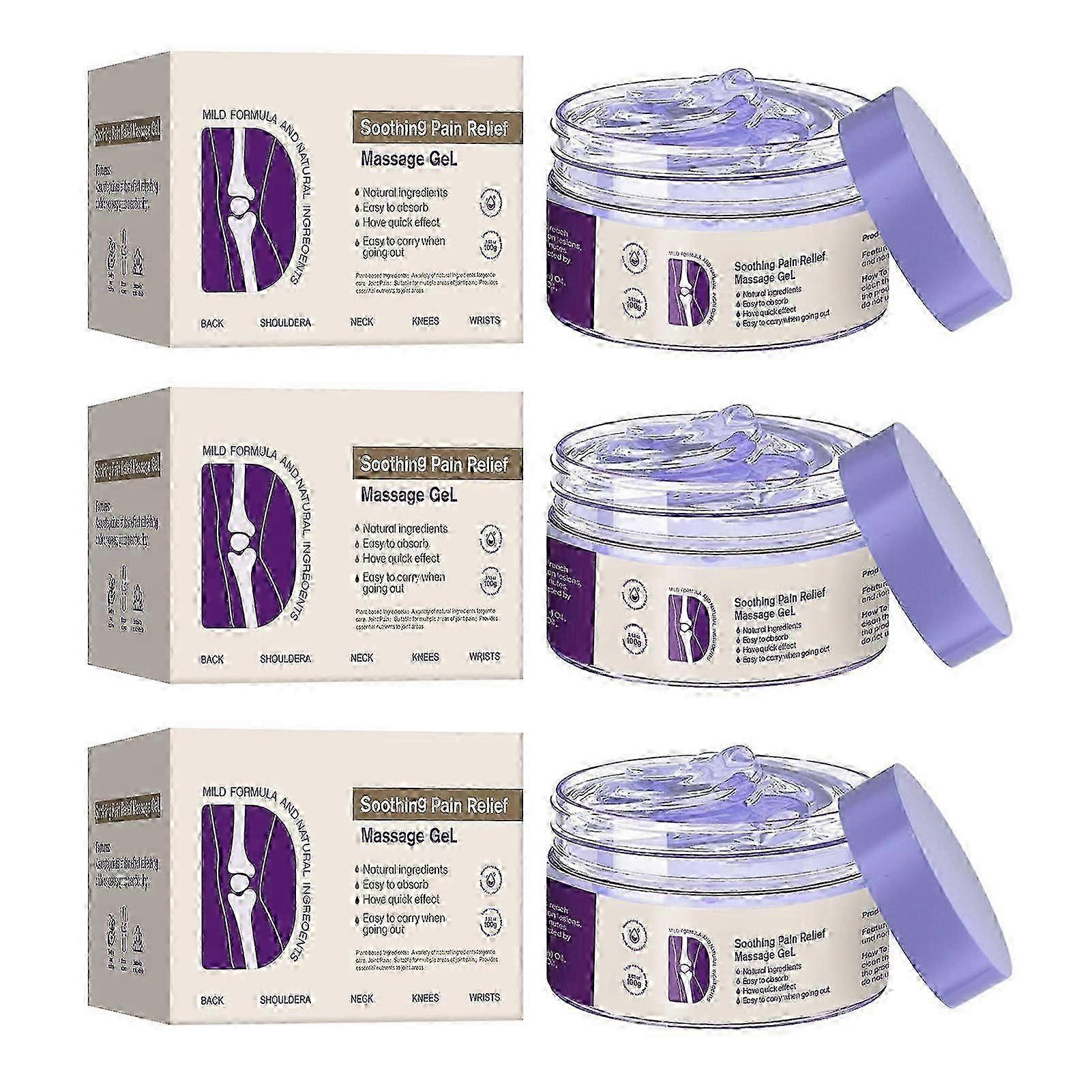 Κοινή Pain Gel Μωβ Gel για κοινές δραστηριότητες σε όλο το σώμα, καταπραΰνει τα γόνατα, οσφυϊκή χώρα, το λαιμό, τα χέρια και τα πόδια