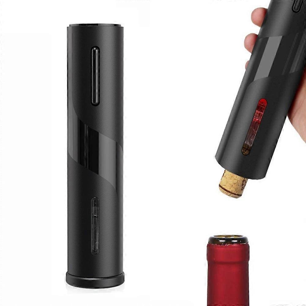 Battery Powered Plastic Automatic Electric Wine Bottle Opener with Foil Cutter
