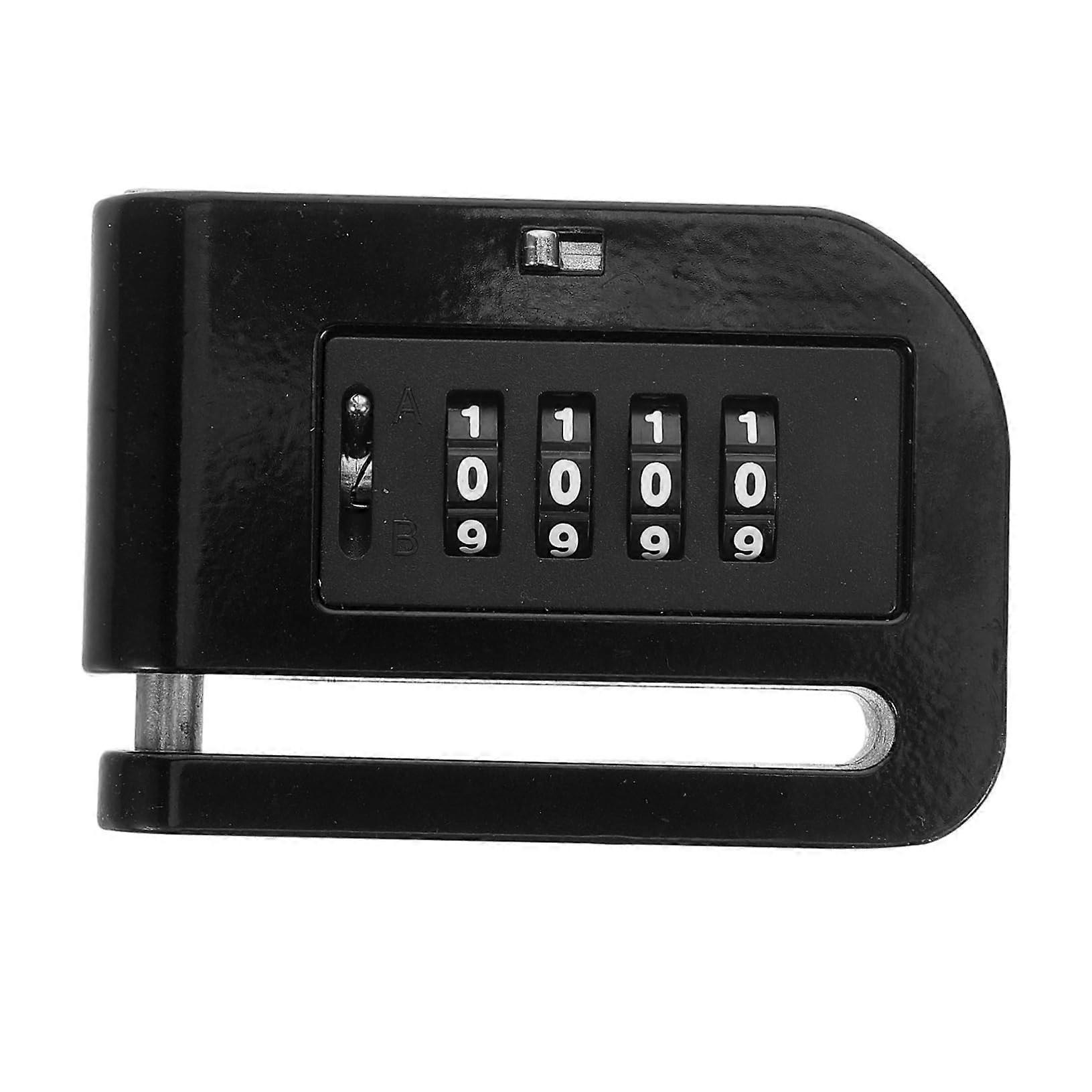 Security Combination Disc Brake Lock For Bicycles, Motorcycles And EBikes Lightweight Aluminum Alloy AntiTheft