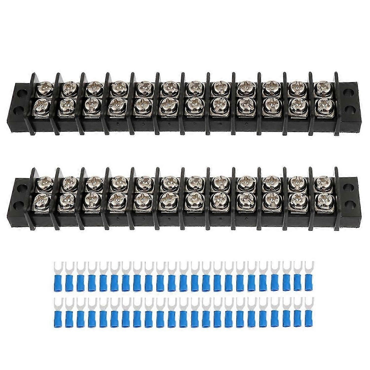 2PCS 12 Circuits 12 Positions Terminal Block