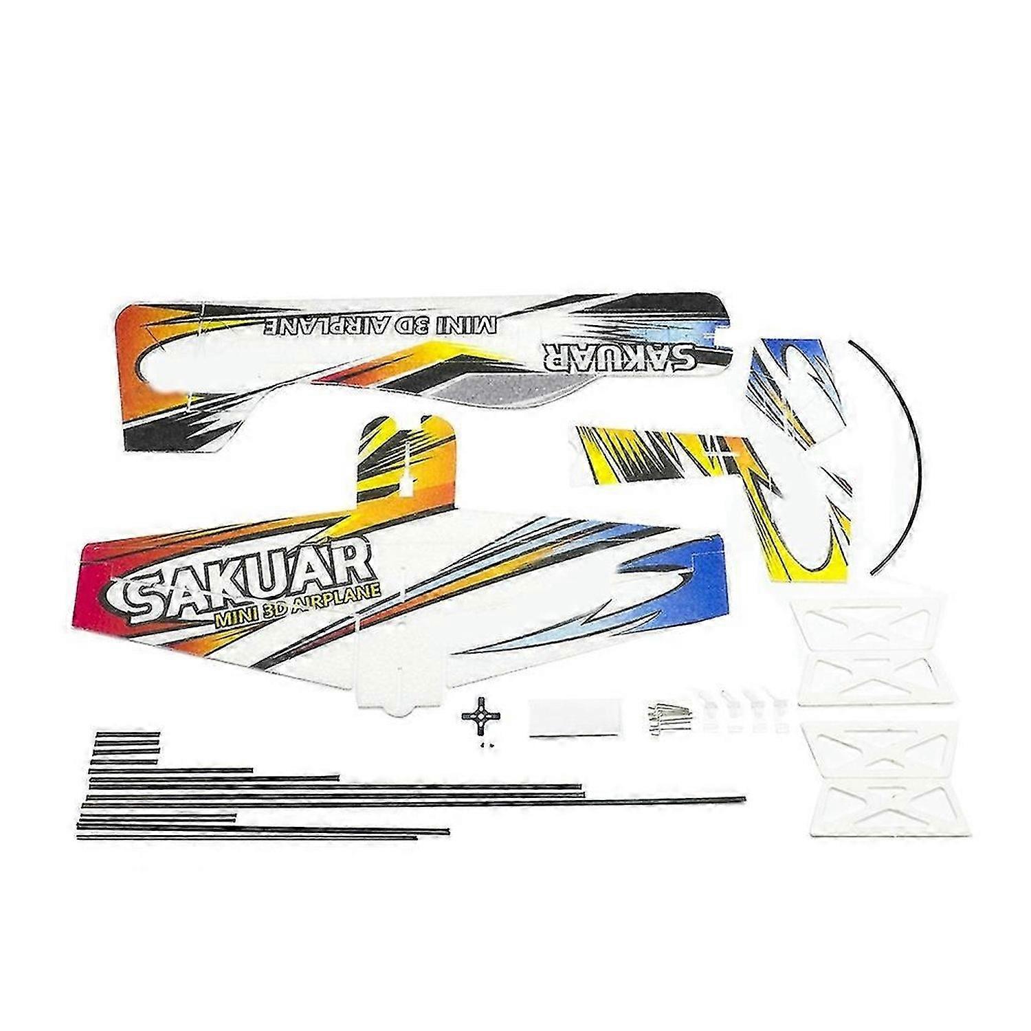 RC Air Plane 3D Mini Foam EPP PP F3P Lightset KIT Model Toys E210