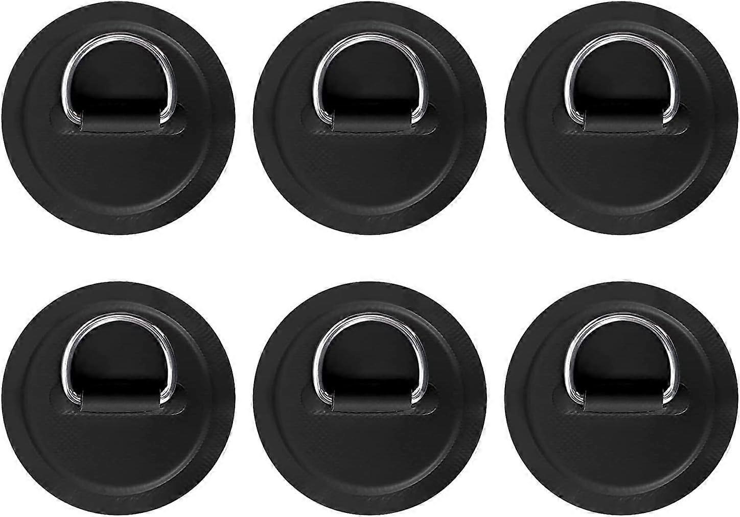 Pack Stainless Steel D-Ring Circular Patch for PVC Inflatable Boat Kayak SUP