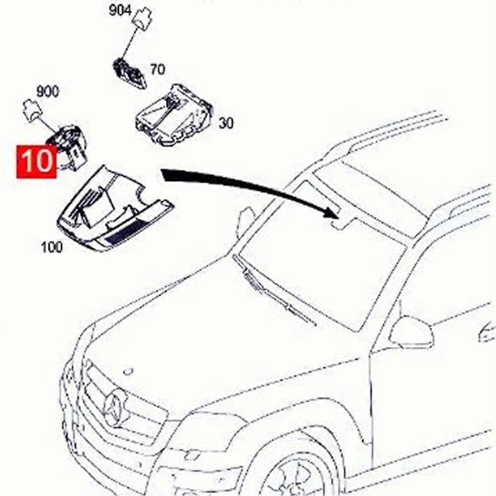 Rain Sensor A2049013003 A2049012201 A2049017601 for Mercedes-Benz GLK-Class (X204) 2008-2012