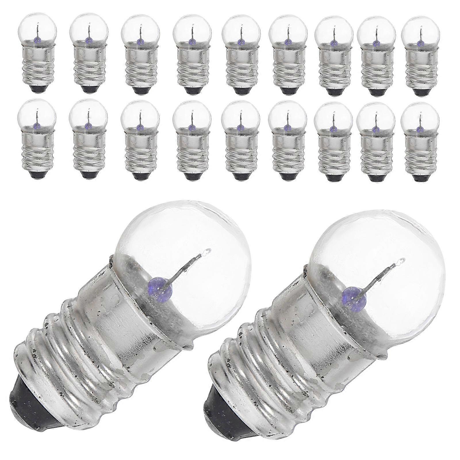 Screw Base Flashlight Bulbs Mini Light Bulbs for Night Light 60Pcs