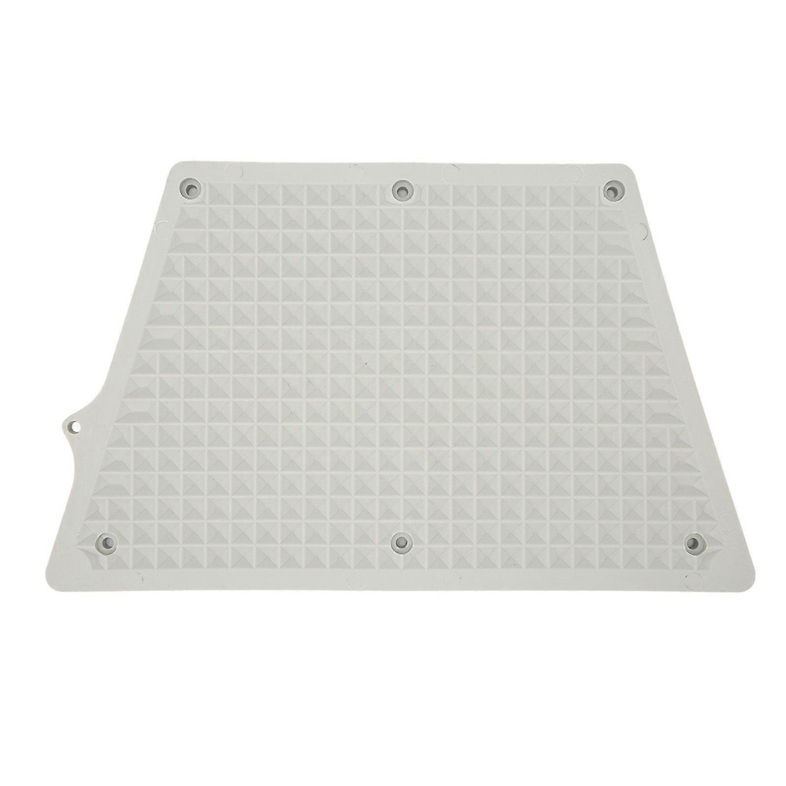 Outboard Transom Plate Grid Design Trapezoidal PVC Outboard Engine Mounting Pad for Inflatable Boat Kayak Yacht Gray