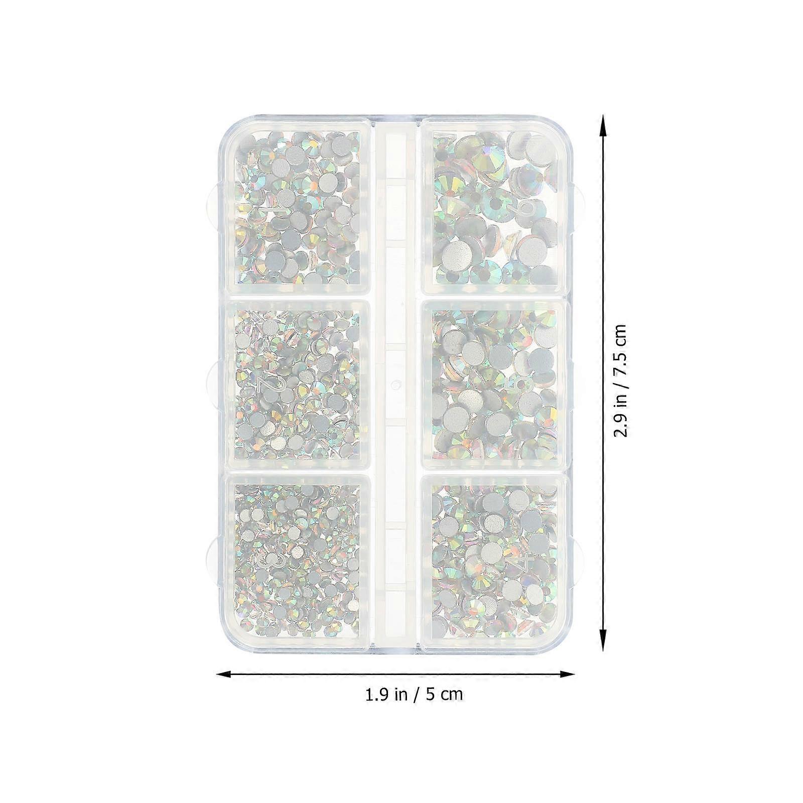 Nail Jewels Diy Nail Art Manicure Decorations Multi Color 7.5x5x1cm Shiny Design 1 Box