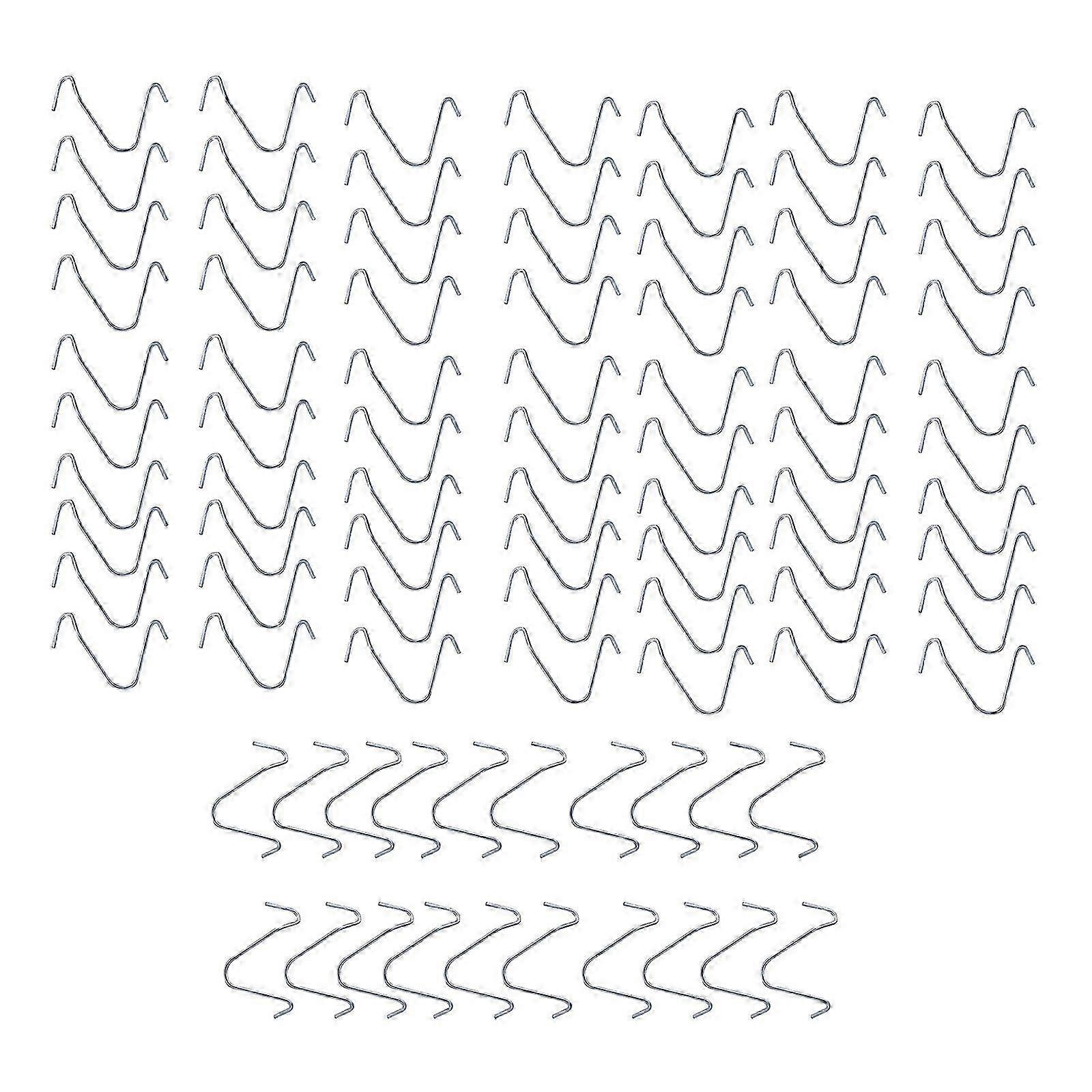 Pack of 200 Galvanized Post Wire Clip for Fence Hassle Frees Installation Post Fence Clip Simple Wire Fastening set