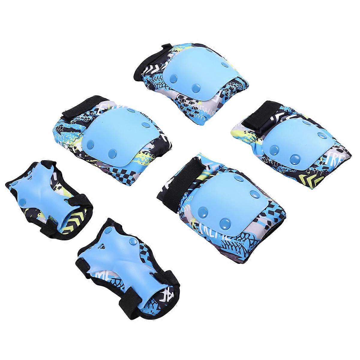Roller Skating Protective Gear Set for Children, Full Equipment, A