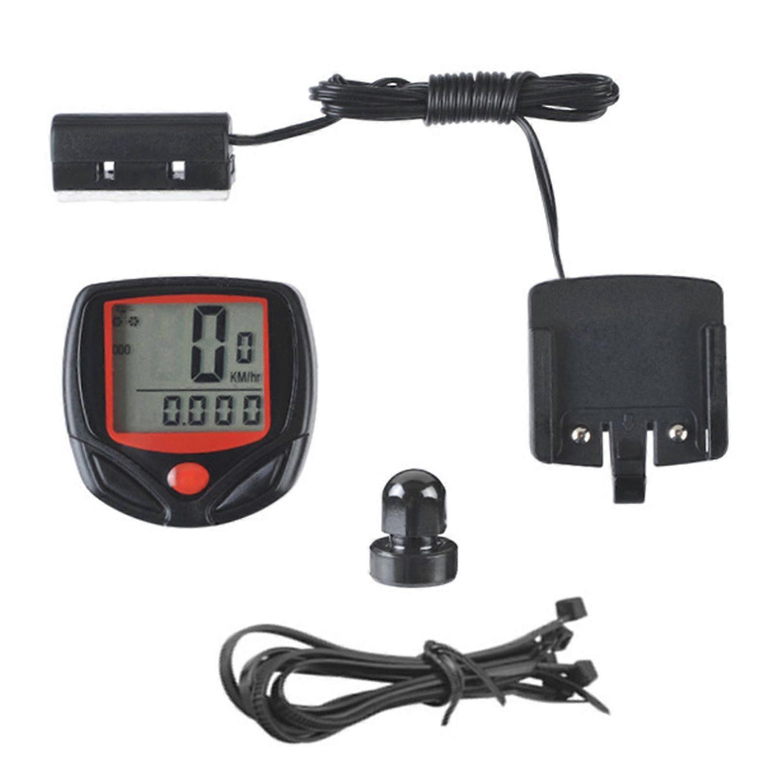 Bicycle Speedometer English Code Wired Waterproof Environmentally Friendly Clear Screen Cycling Computers for Bike