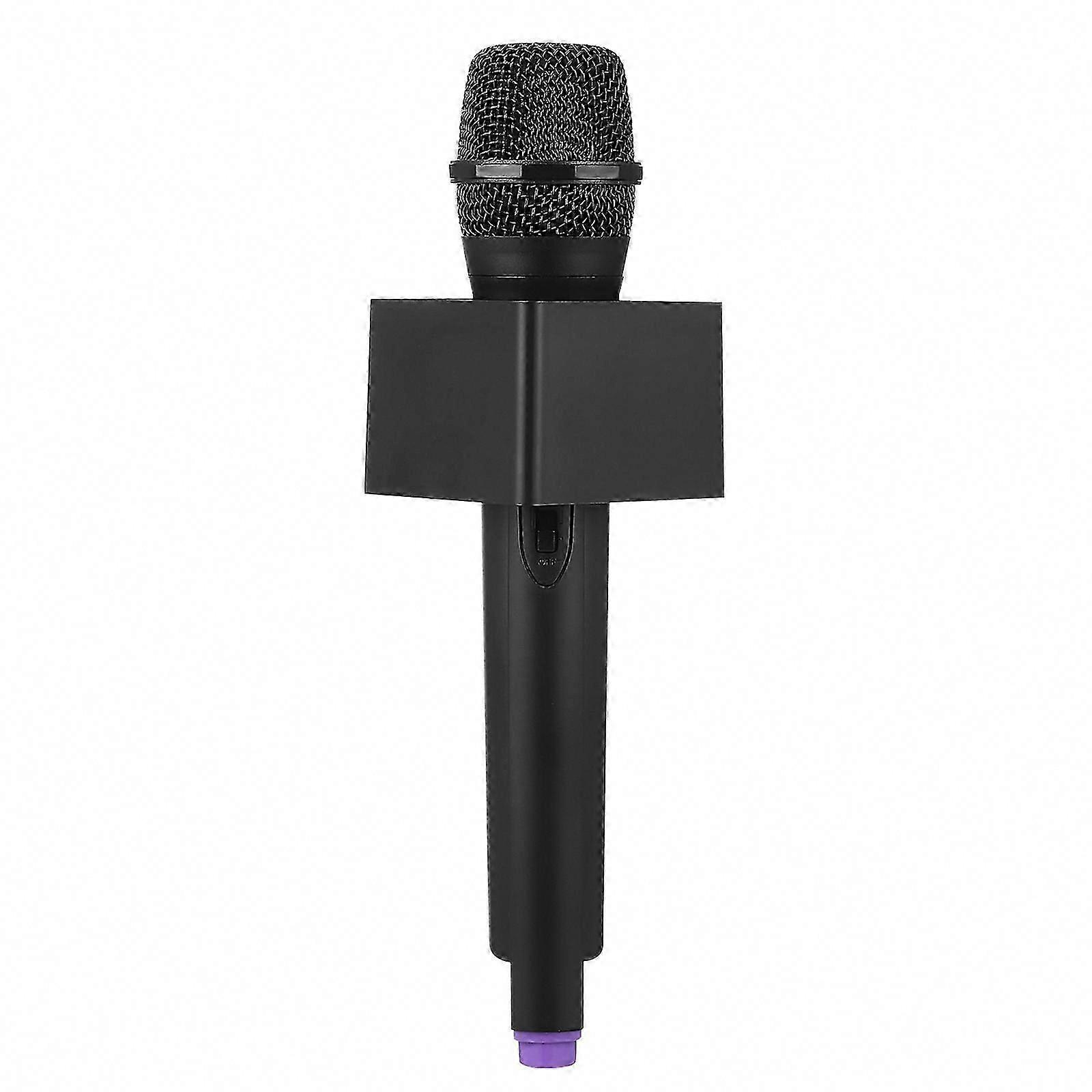 Realistic Microphone with Flag for Role Play, Singing, Hosting & Party Stage Fun