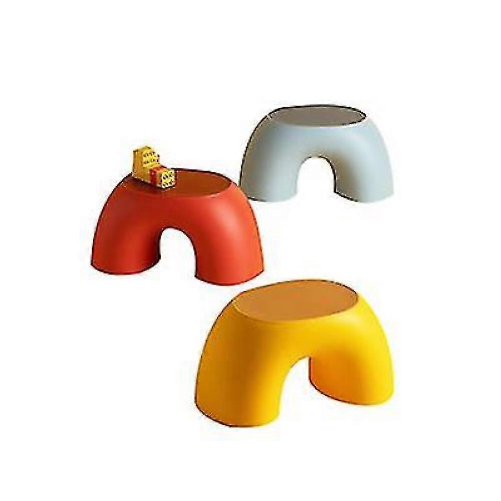Rainbow-shaped Children's Stool Simple Small Home Stool Rounded 2025
