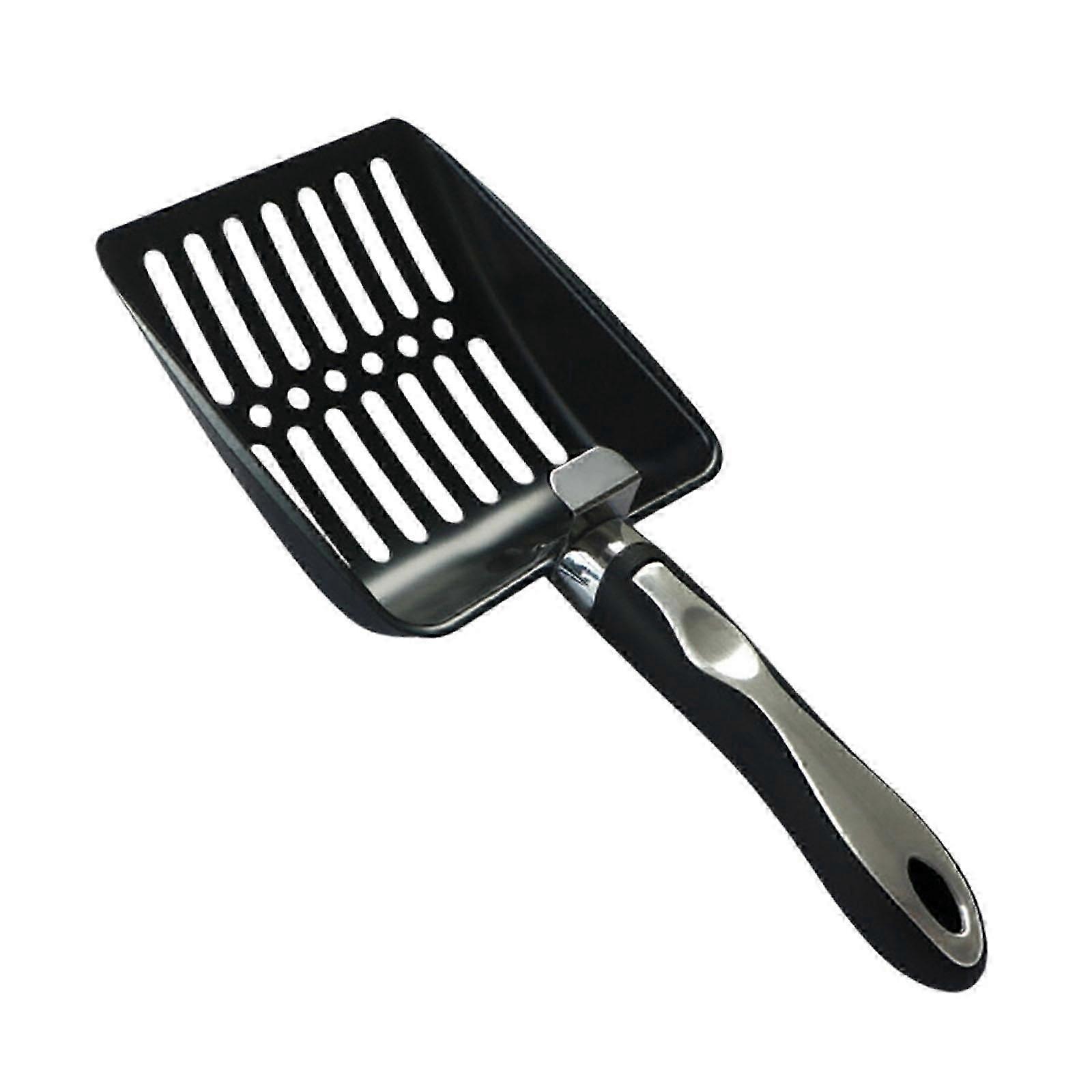 Cat litter tool with deep sieve,  for pet care, black