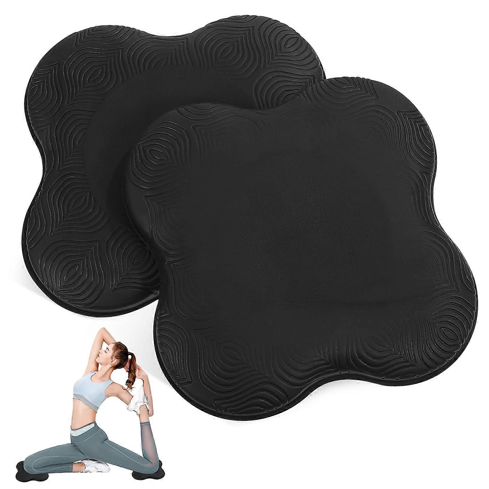 Yoga Knee Pads NonSlip 2Pack Cushion Pads For Elbows Knees Wrists Hands Exercise Mat For Women
