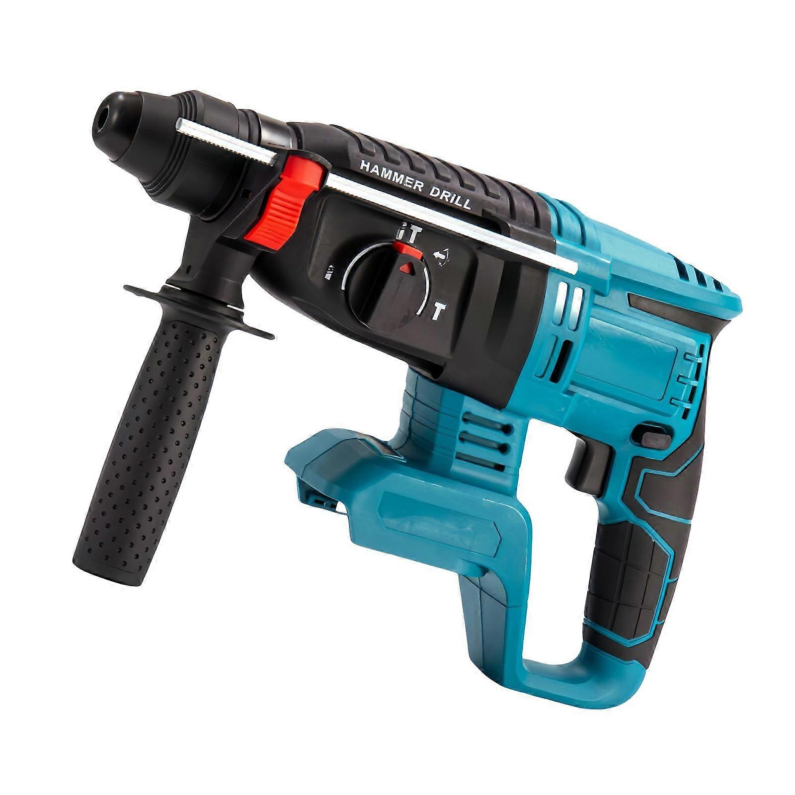 Brushless Cordless Rotary Hammer Drill Rechargeable Battery With Impact And Screwdriver