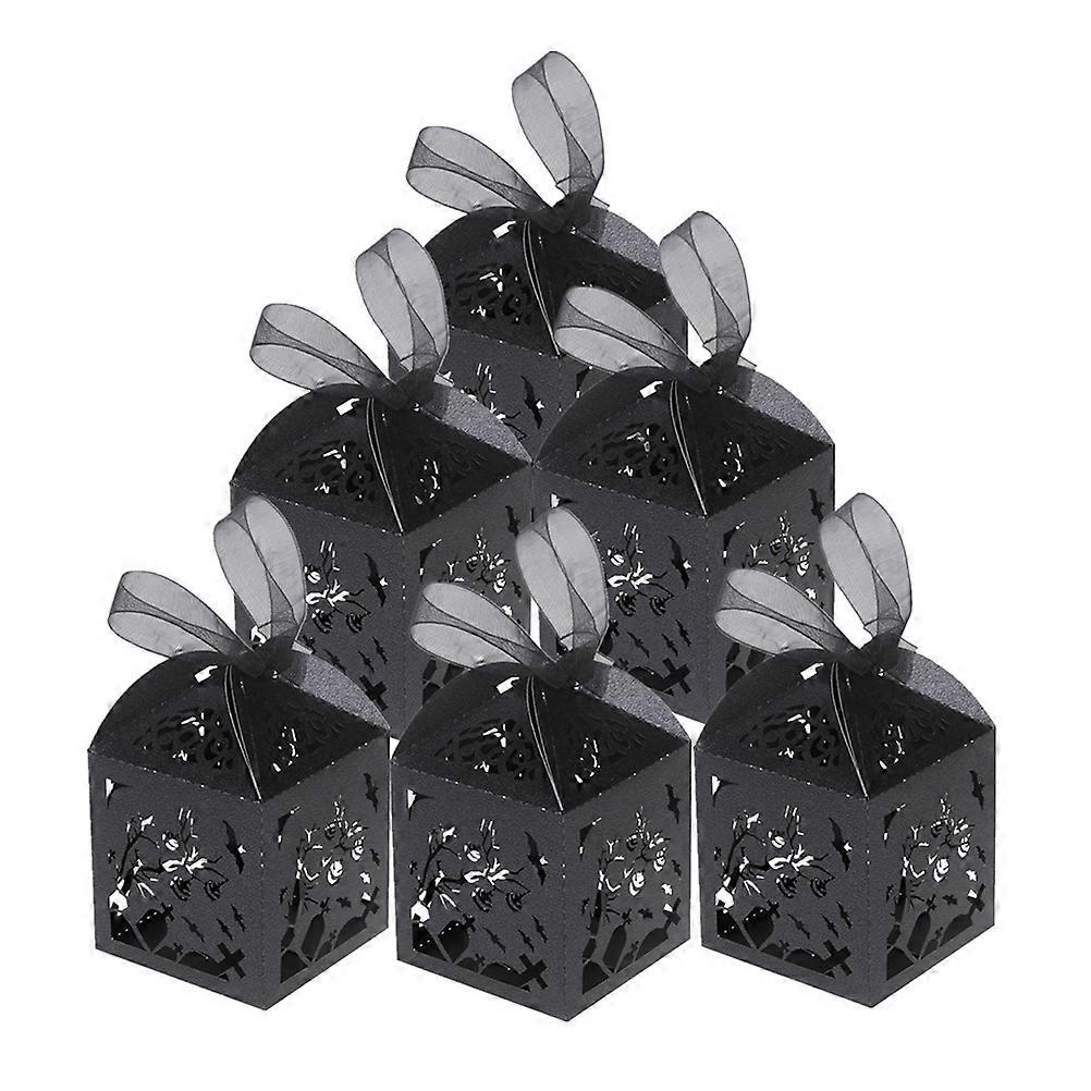 Creative Hollow Branch Candy Favor Box for Halloween with 150 Pieces